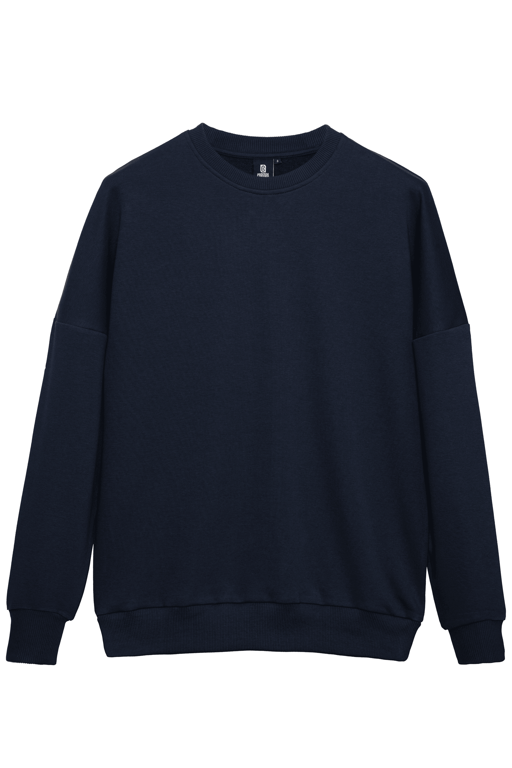 Basic Oversize Sweatshirt - LACİVERT