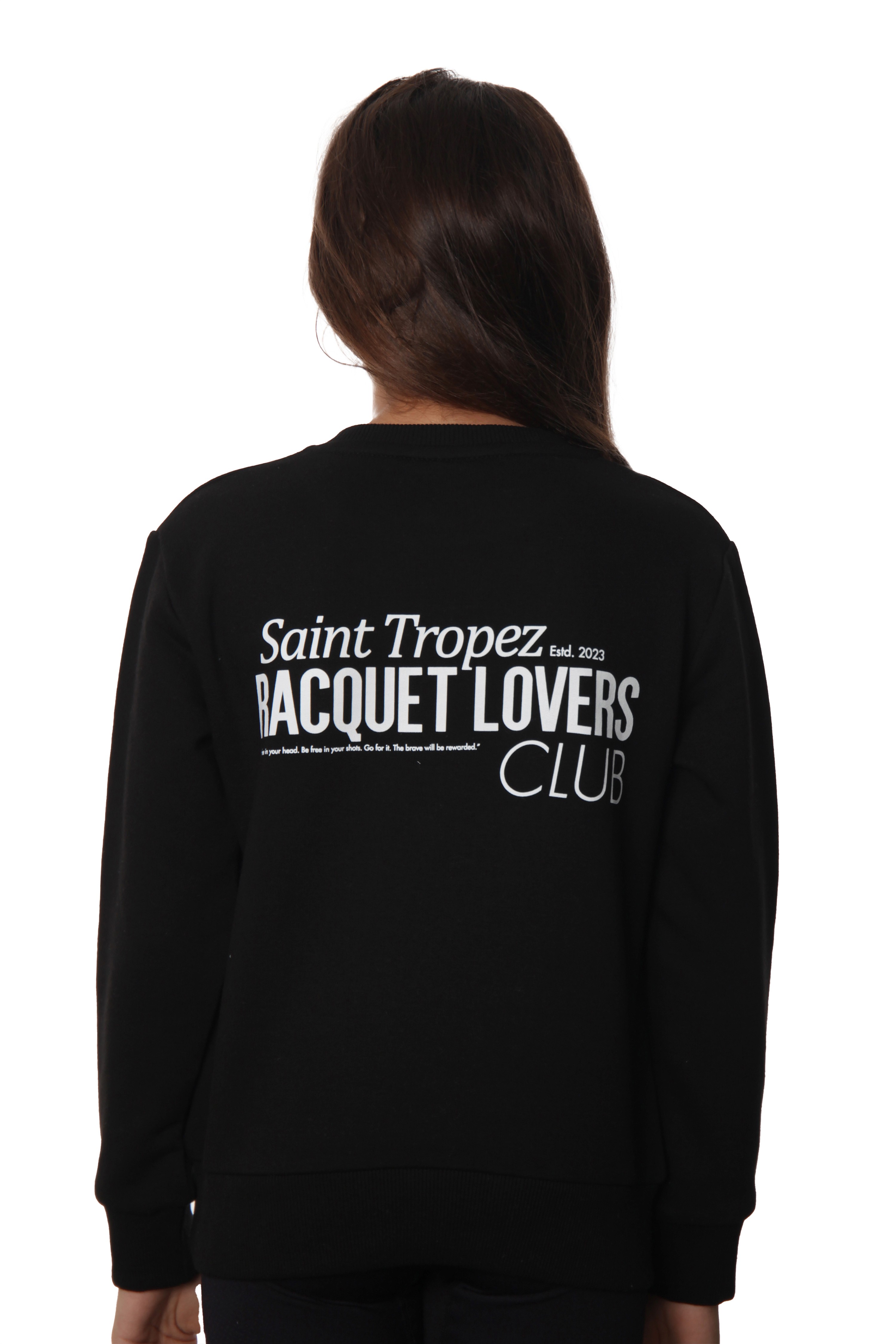 Racquet Lover Sweatshirt Çocuk Kız - Siyah