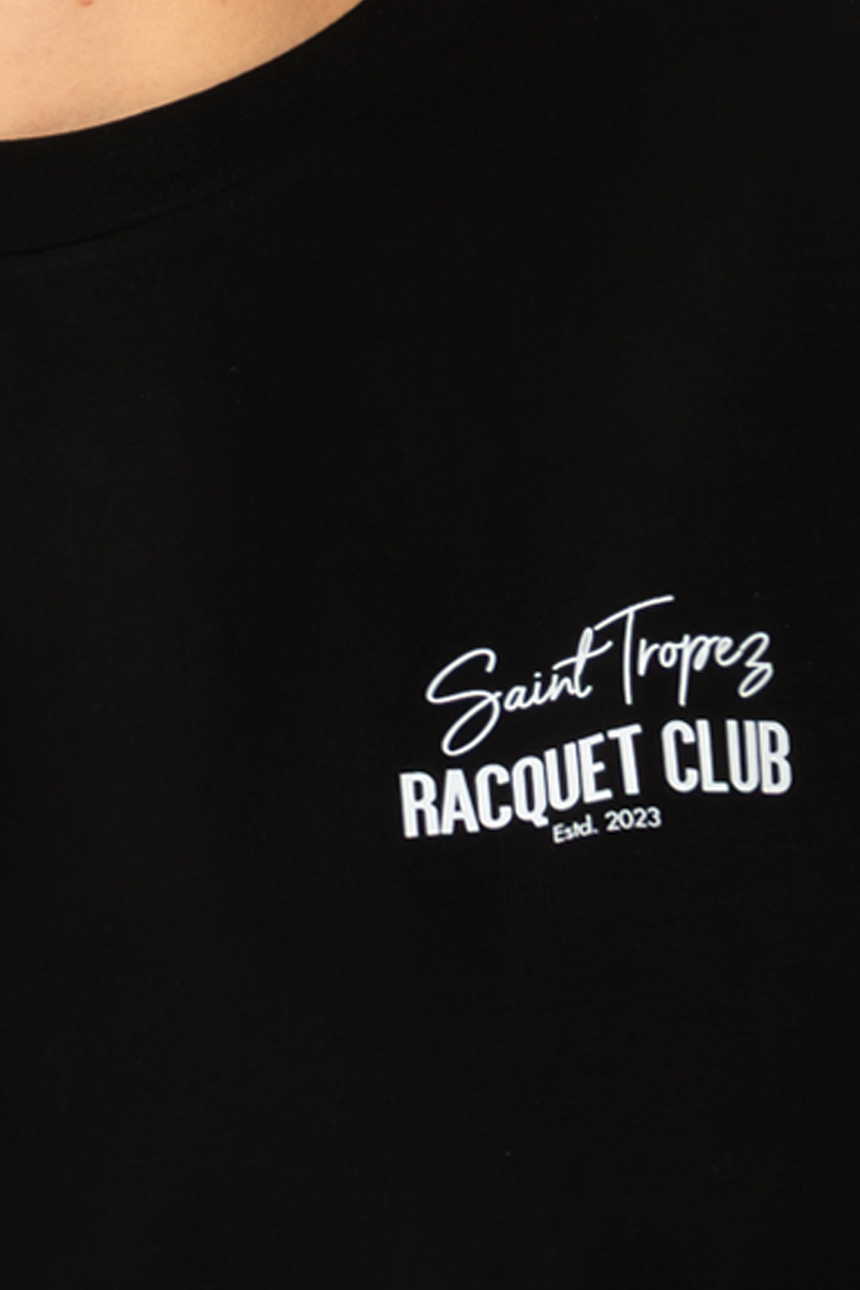 Racquet Lover Oversize T-Shirt Kadın - Siyah
