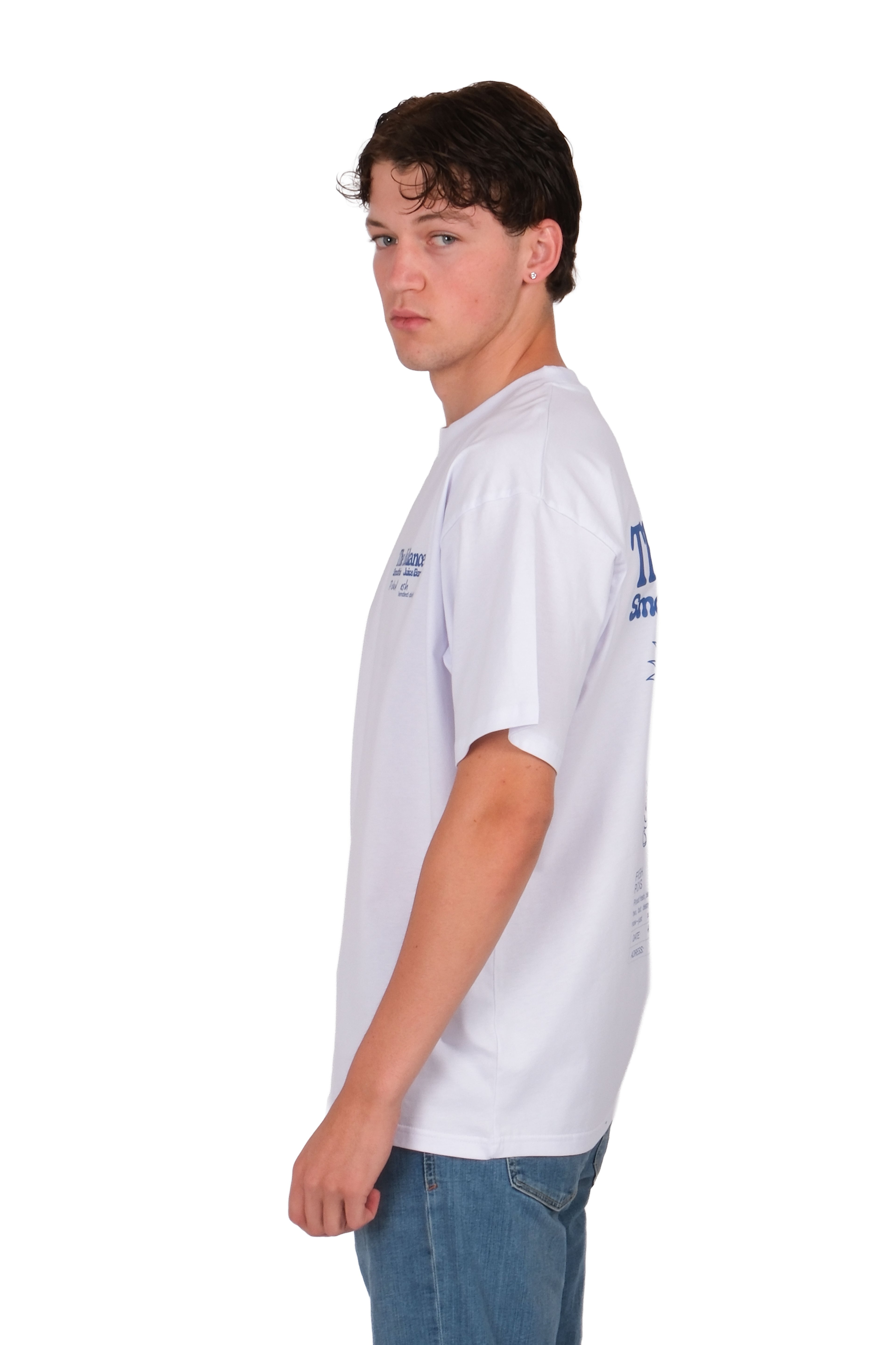 The Balance Oversize Fit T-Shirt Erkek - Beyaz C101