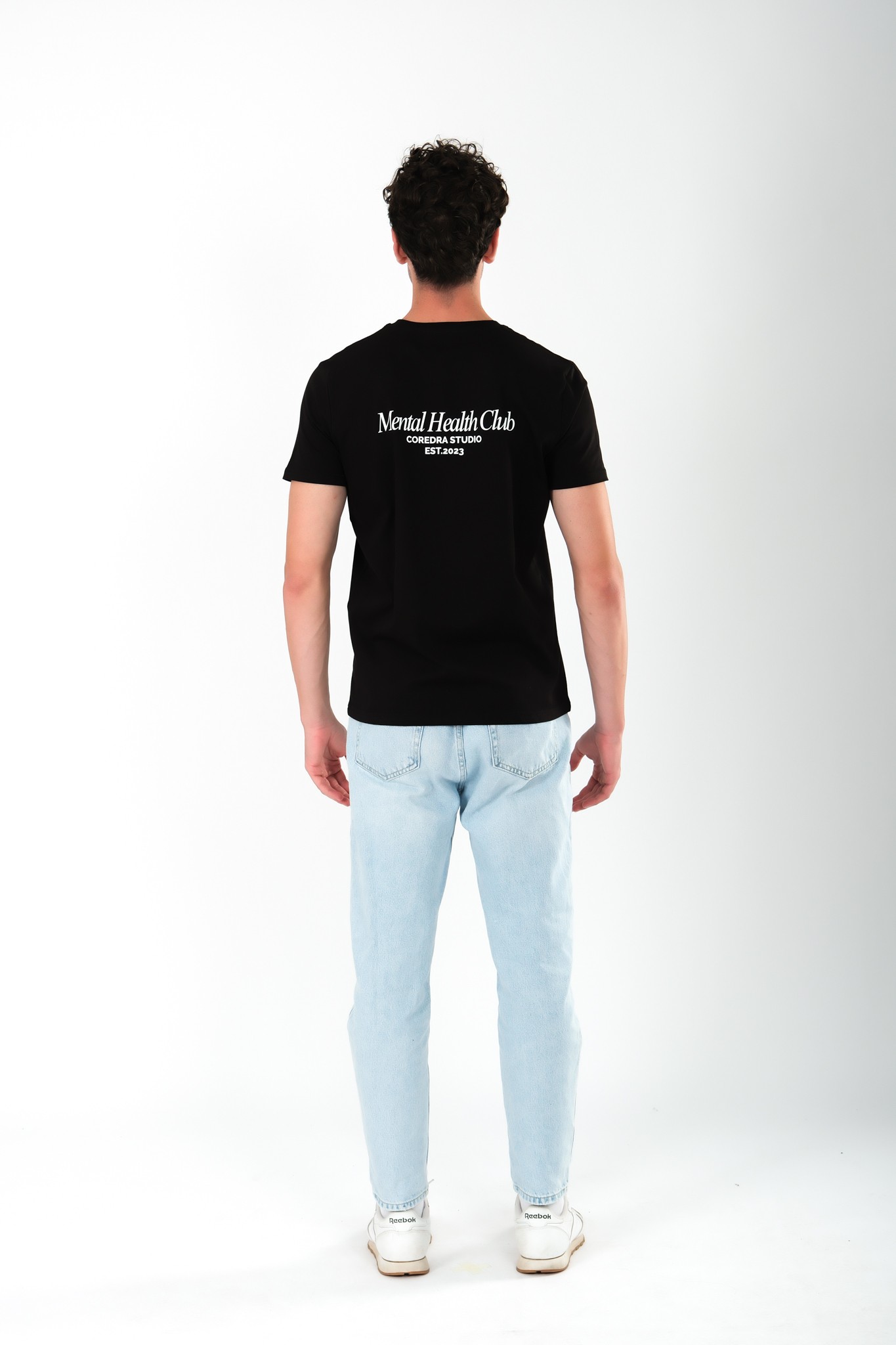 Mental Health Club Regular Fit T-Shirt Erkek - Siyah C102