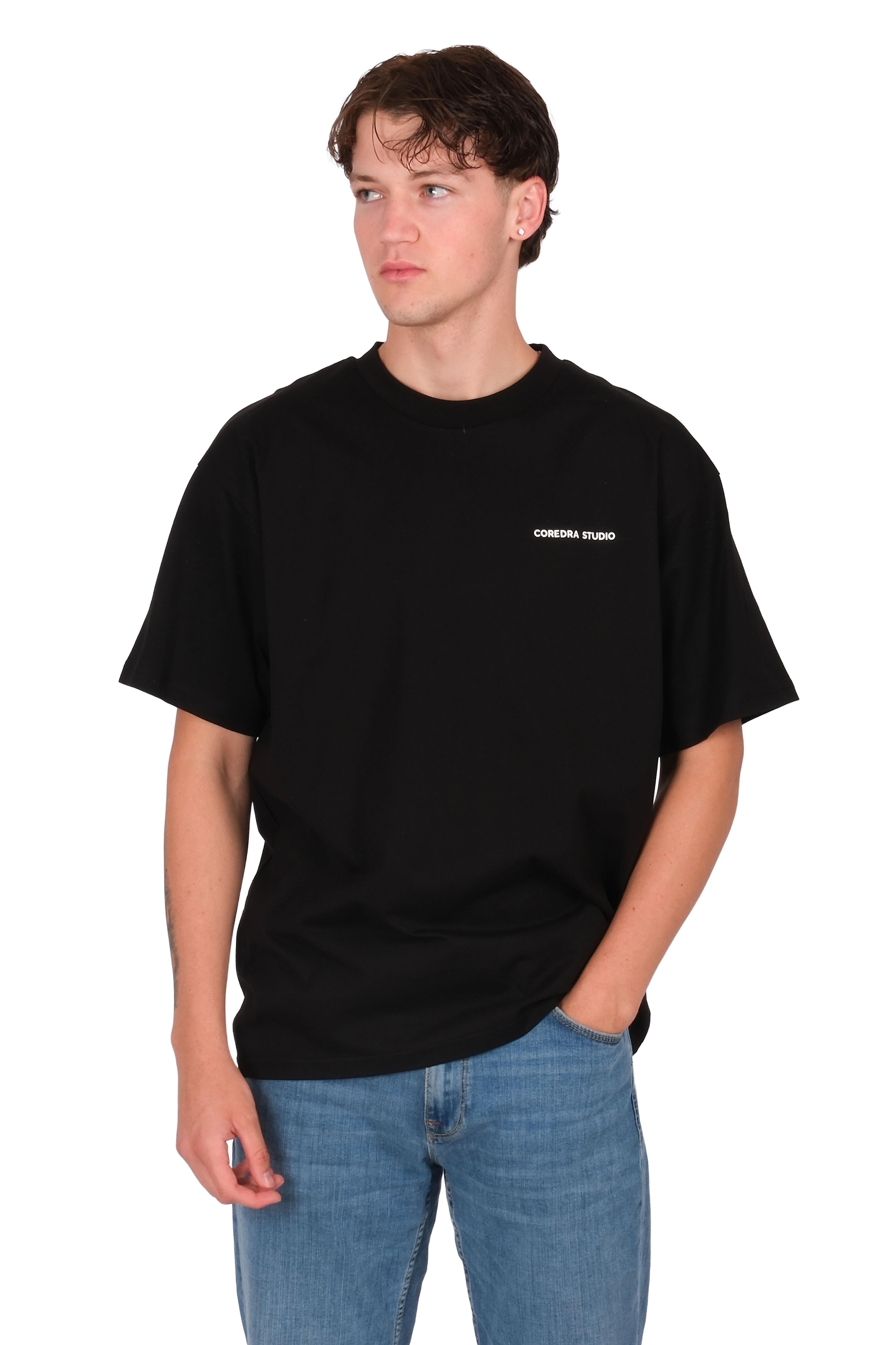 Erkek CRD Basic Oversize T-Shirt - C101 - SİYAH