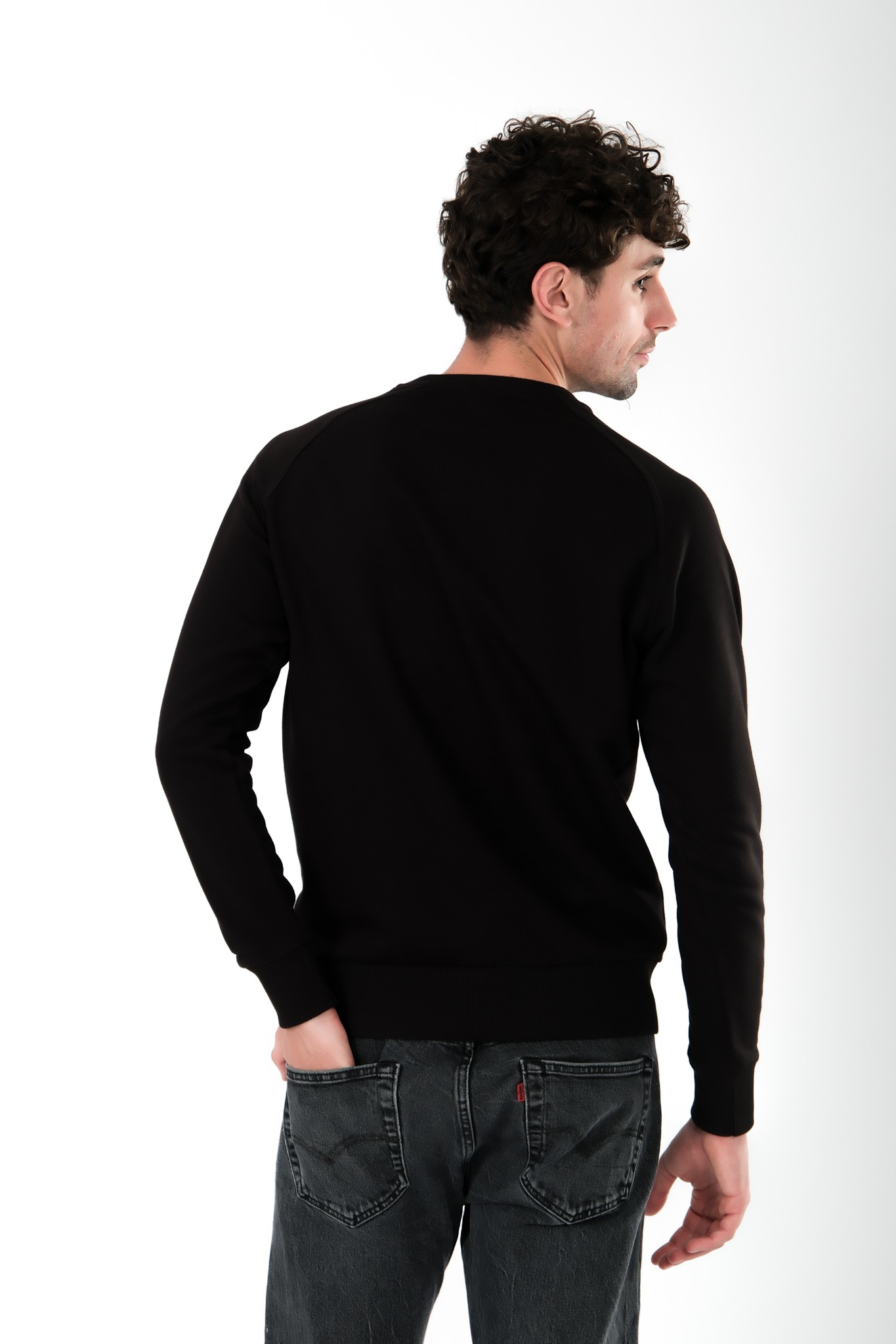 Protect Your Energy Regular Fit Sweatshirt Erkek - Siyah C105