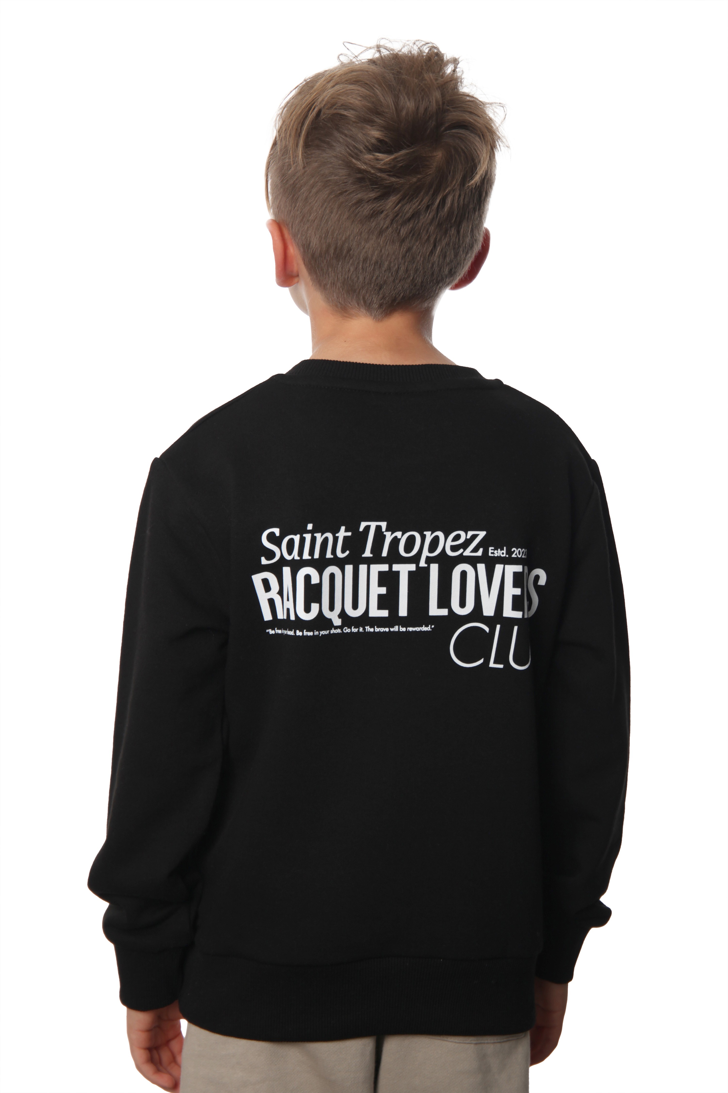 Racquet Lover Sweatshirt Çocuk Erkek - Siyah