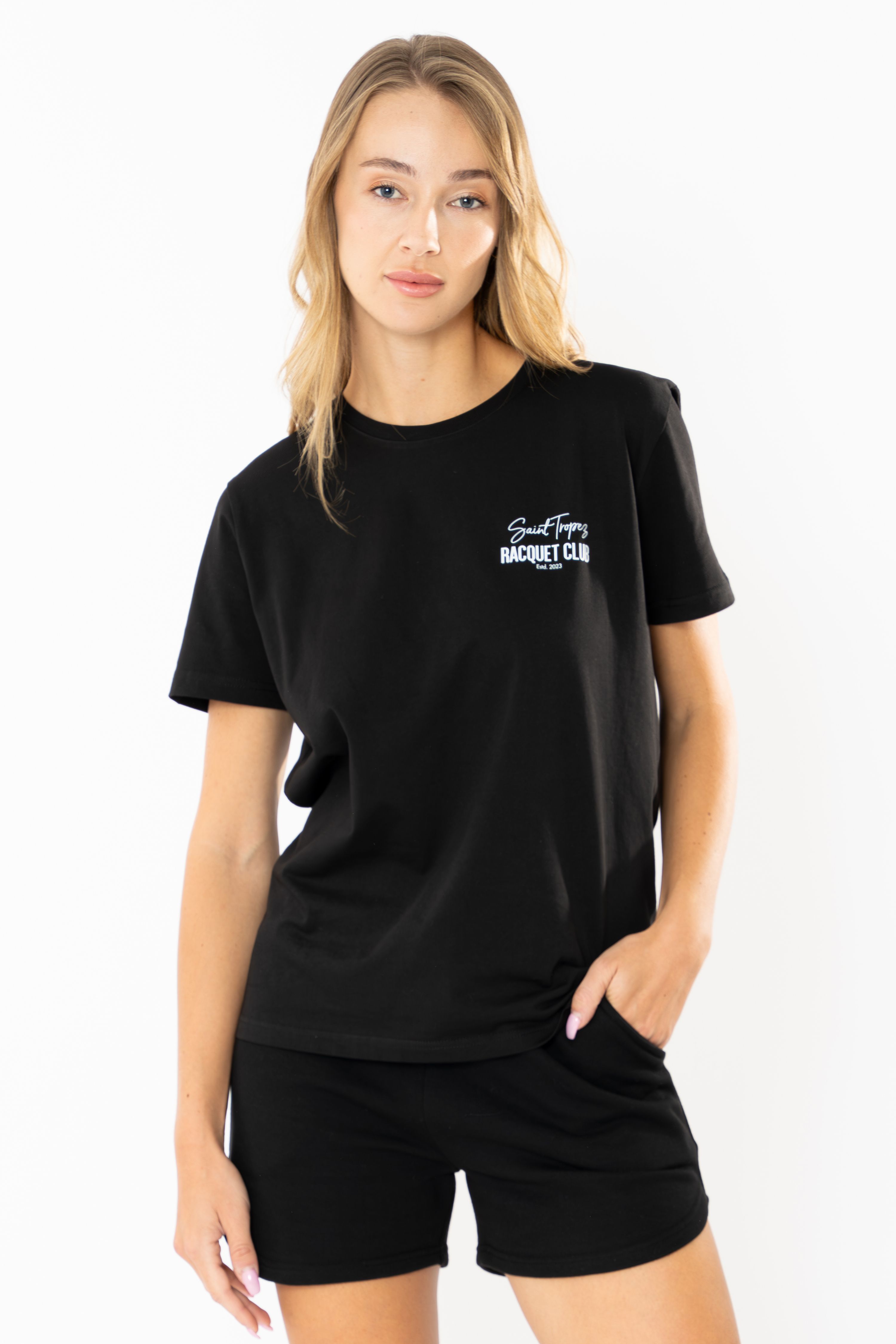 Racquet Lover Regular T-Shirt Kadın - Siyah C102