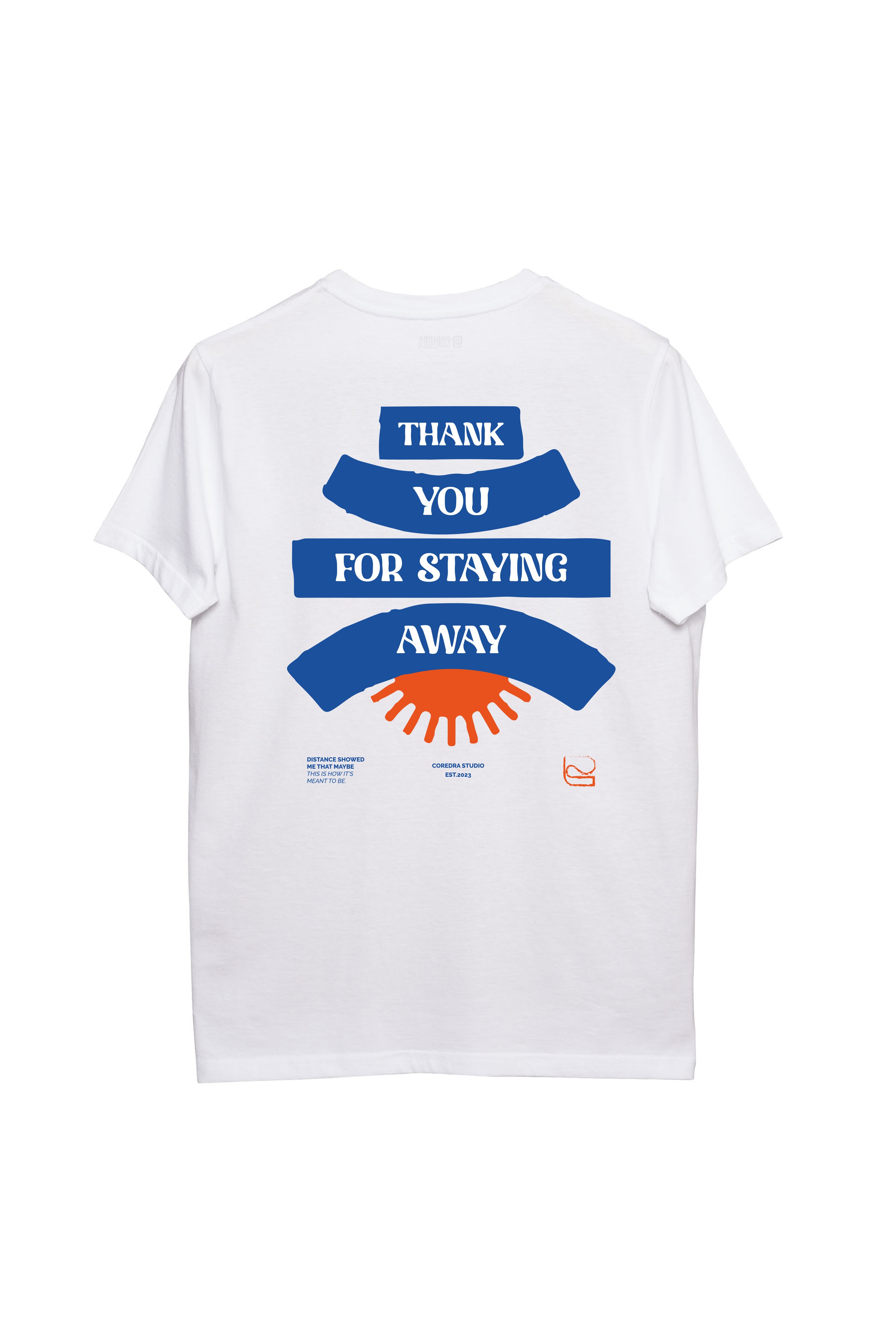 Thank You Relaxed Fit Kadın T-Shirt Beyaz C501