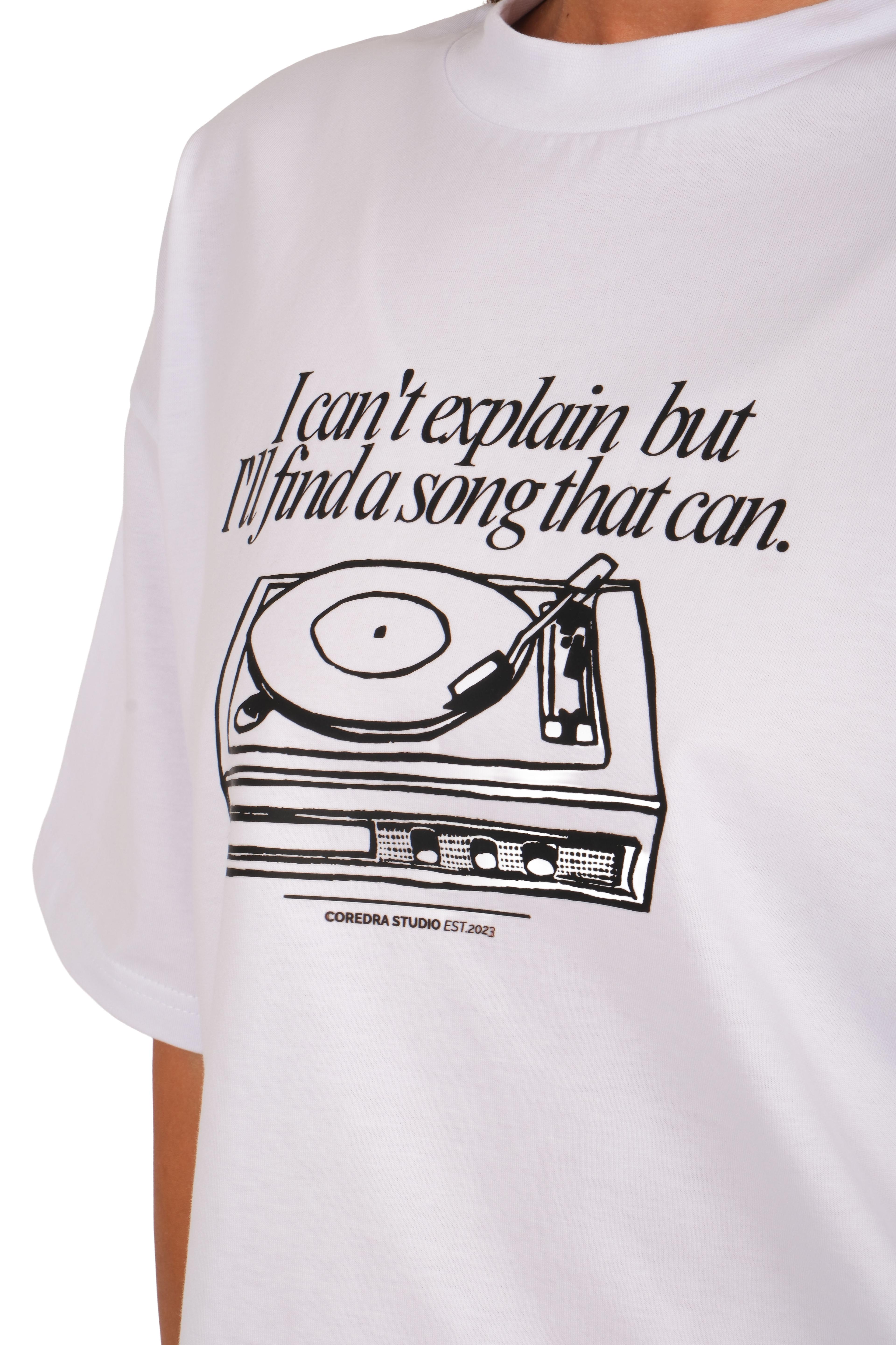 Can't Explain Boxed Fit Kadın T-Shirt Beyaz C590