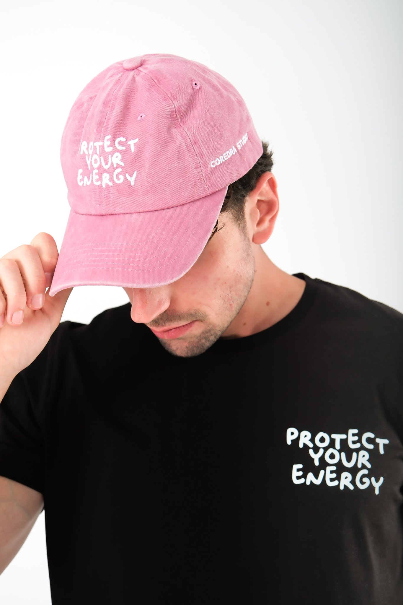 Protect Your Energy Regular Fit T-Shirt Erkek - Siyah C102