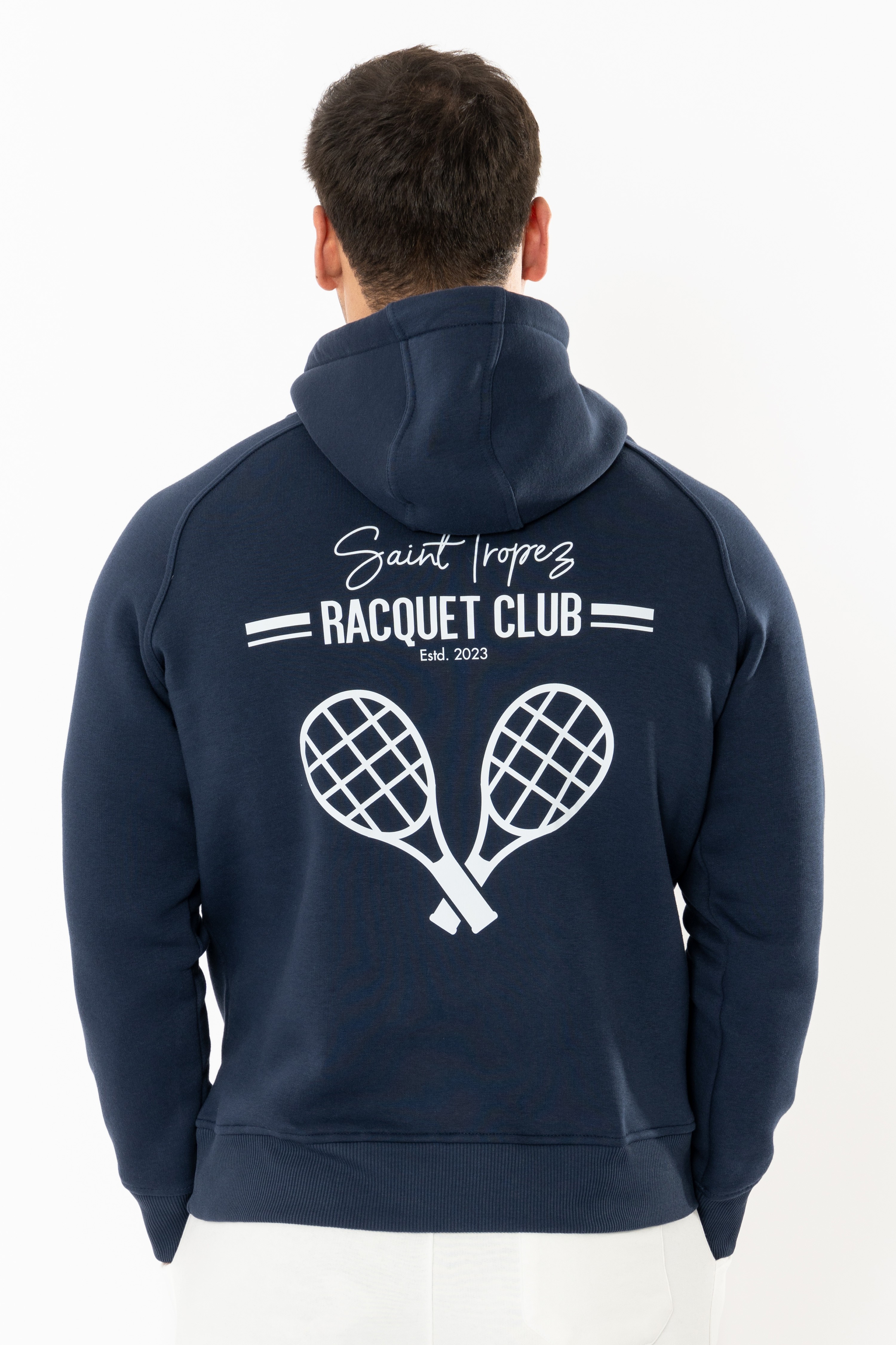 Racquet Club Regular Hoodie Erkek - Lacivert