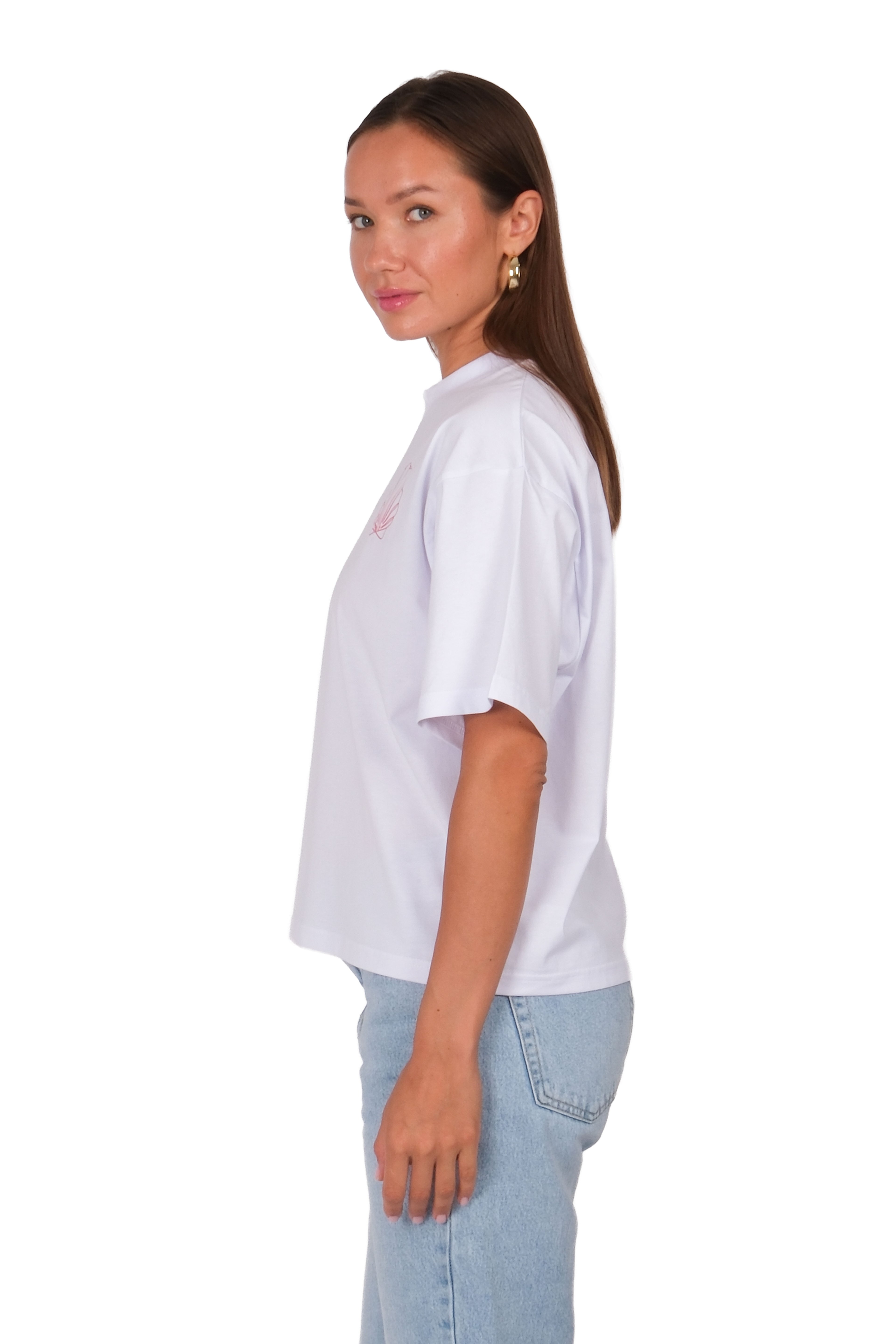 Good Things Boxed Fit Kadın T-Shirt Beyaz C590
