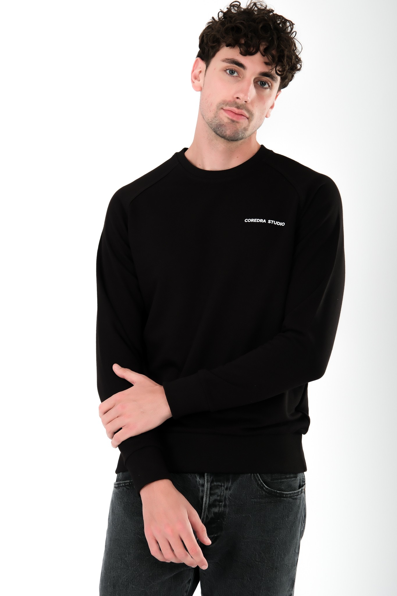 Anxiety Regular Fit Sweatshirt Erkek - Siyah C105