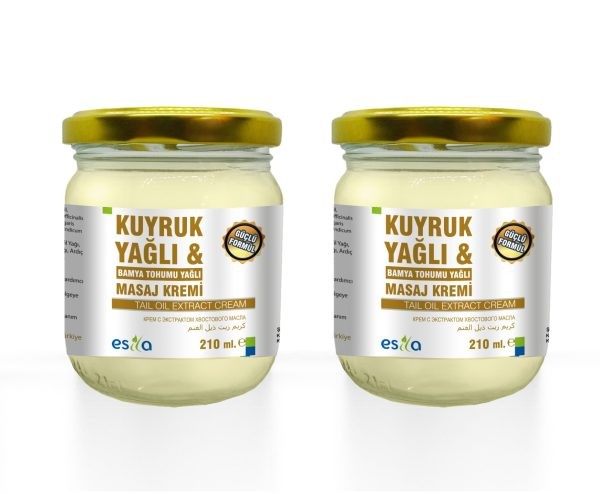 Kuyruk Yağlı Bamya Tohumu Yağlı Masaj Kremi