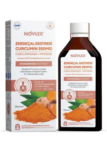 Nowlex Zerdeçal Ekxtresi Curcumin 350 Mg
