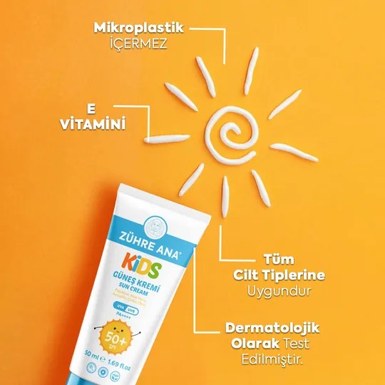 Zühre Ana Kids Güneş Kremi Spf