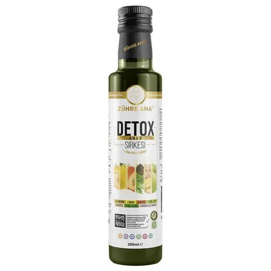 Zühre Ana Detox Gold Sirkesi Doğal Fermantasyon