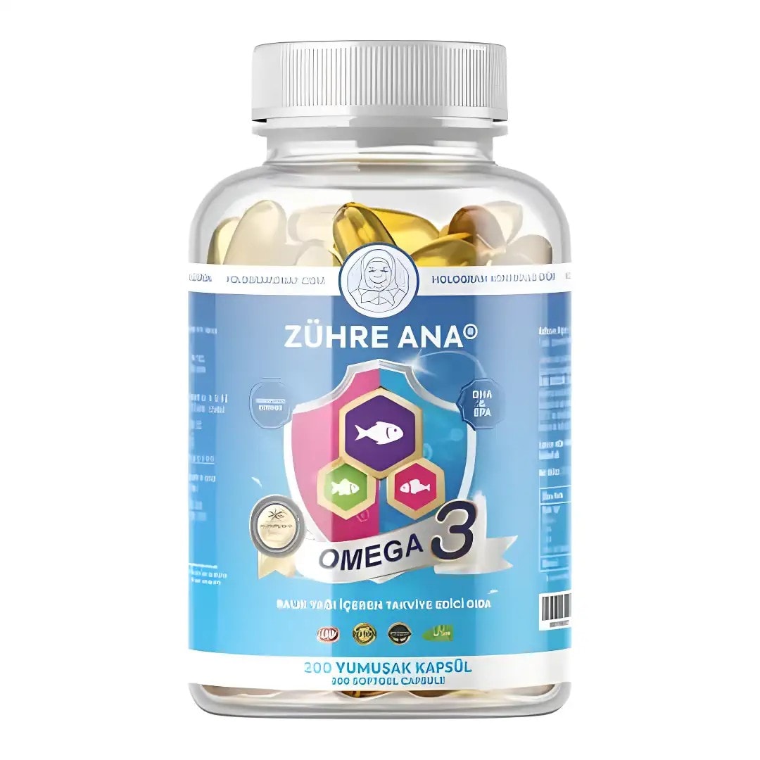 Zühre Ana Omega 3 Balık Yağı - 200 Kapsül