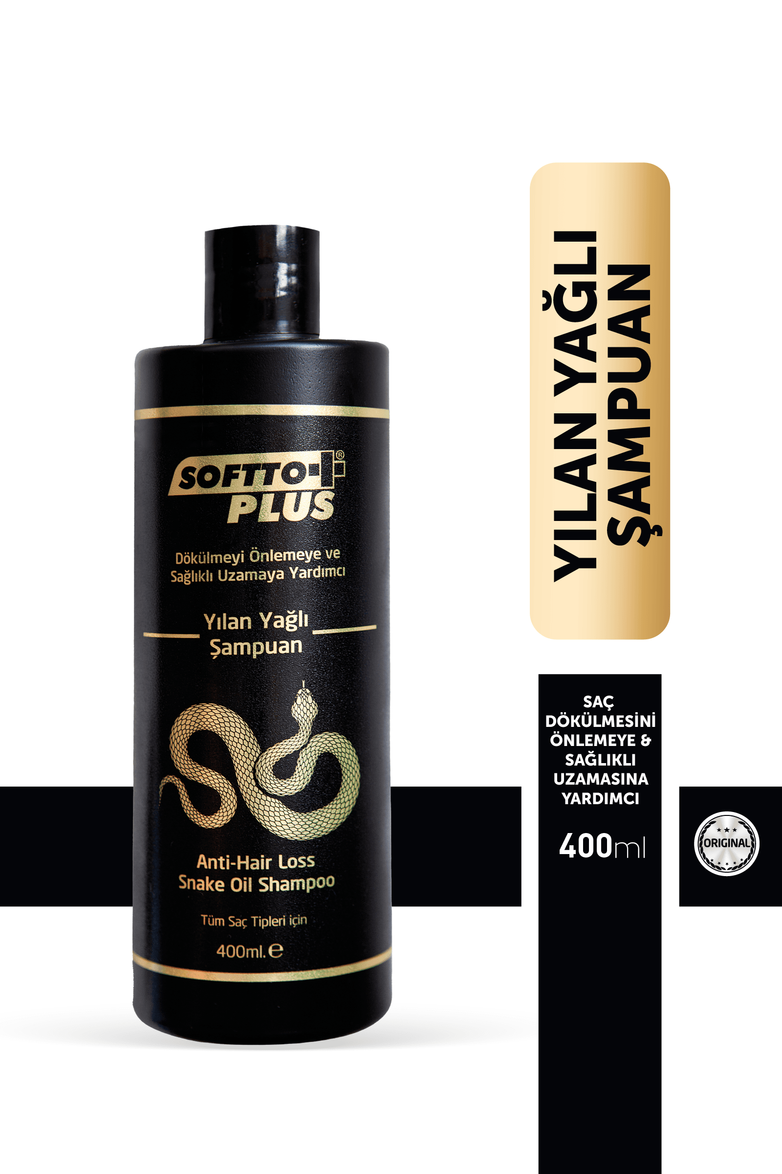 Softto Plus Yılan Yağı Şampuanı