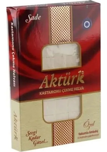 Aktürk Kastamonu Sade Çekme Helva 250 Gram 