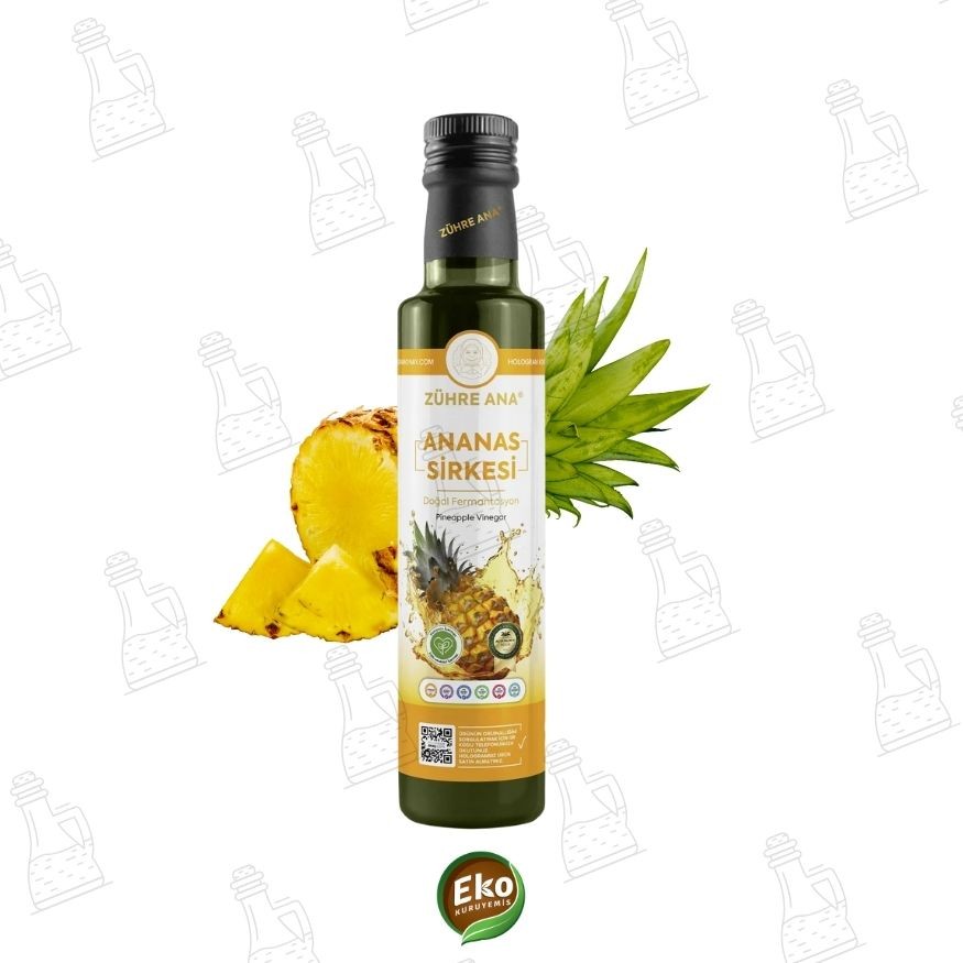 Zühre Ana Ananas Sirkesi Doğal Fermantasyon