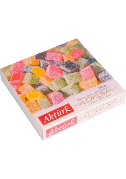 Aktürk Hindistan Cevizli Meyve Aromalı Lokum 300 Gram