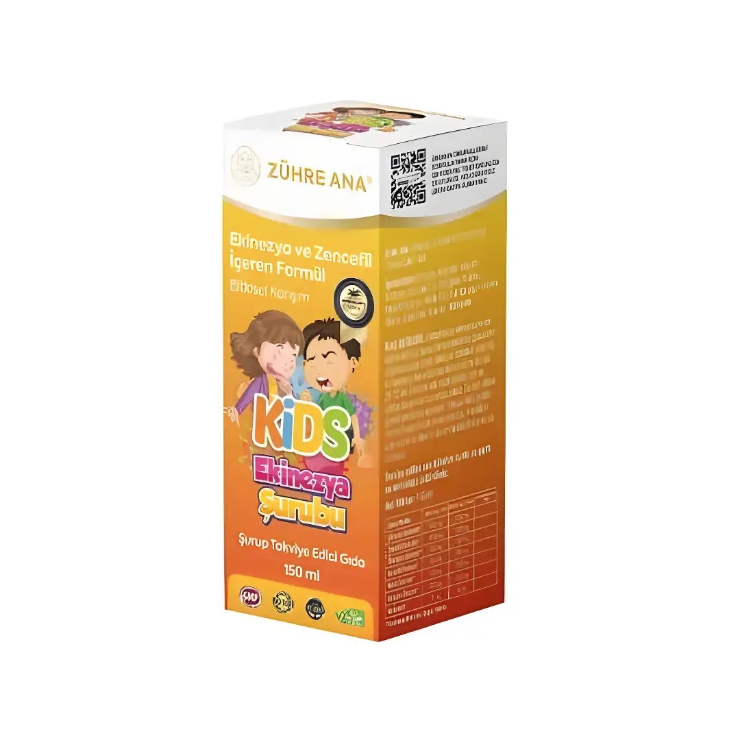 Zühre Ana Kids Ekinezya ve Zencefilli Şurup