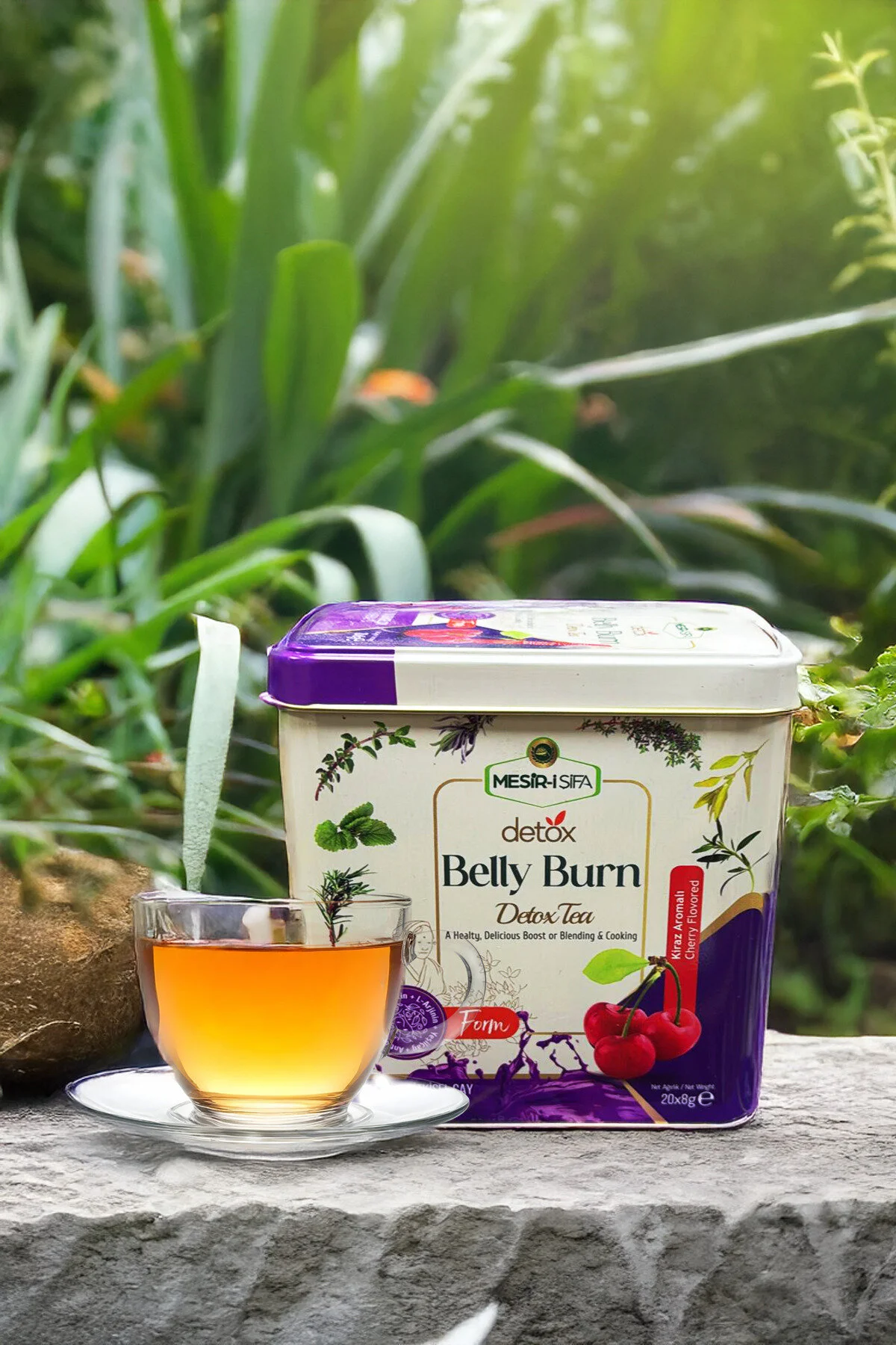 Belly Burn Detox Çayı 8gr 20'li Doğal Içerikli Detoks Tea