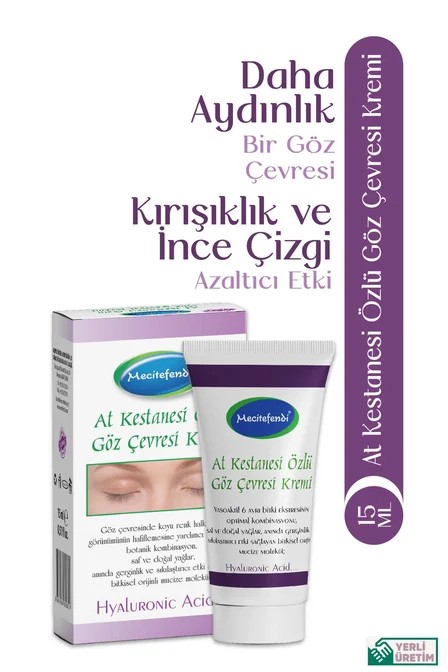 Mecitefendi At Kestanesi Özlü Göz Çevresi Kremi 15 ml