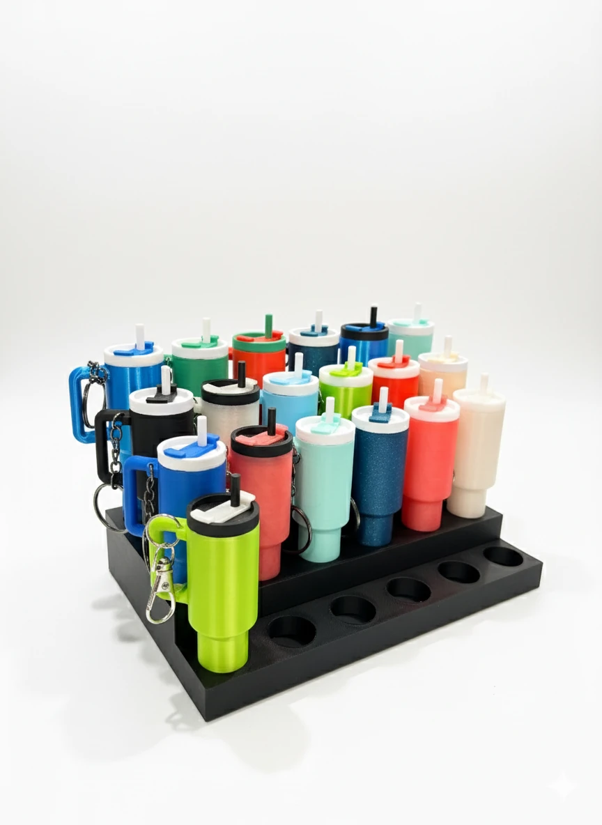 24 Adet Termos Anahtarlık + Stand