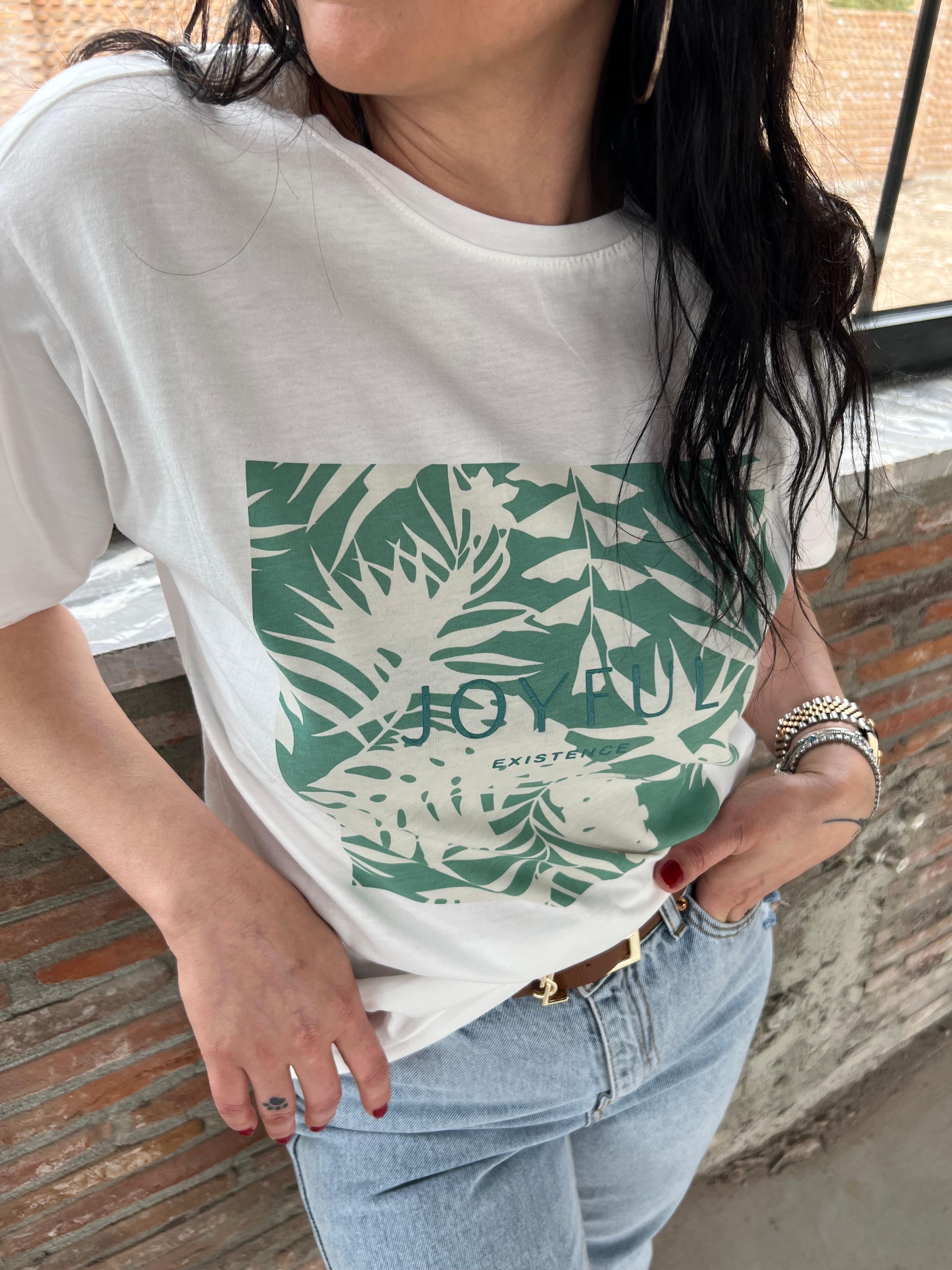 Joyfull Basic T-Shirt - Mint Yeşil