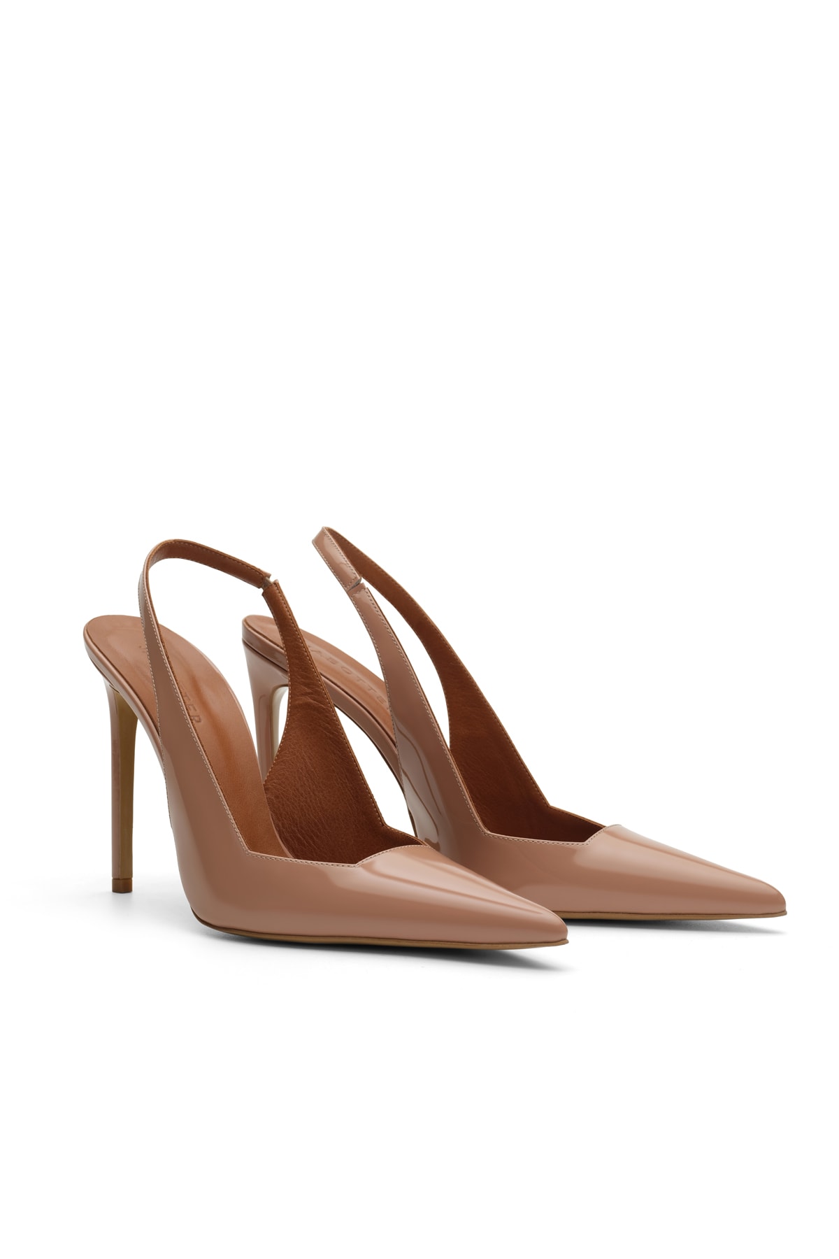 Jabotter Vienna Patent Leather 10 Cm Stiletto - Caramel