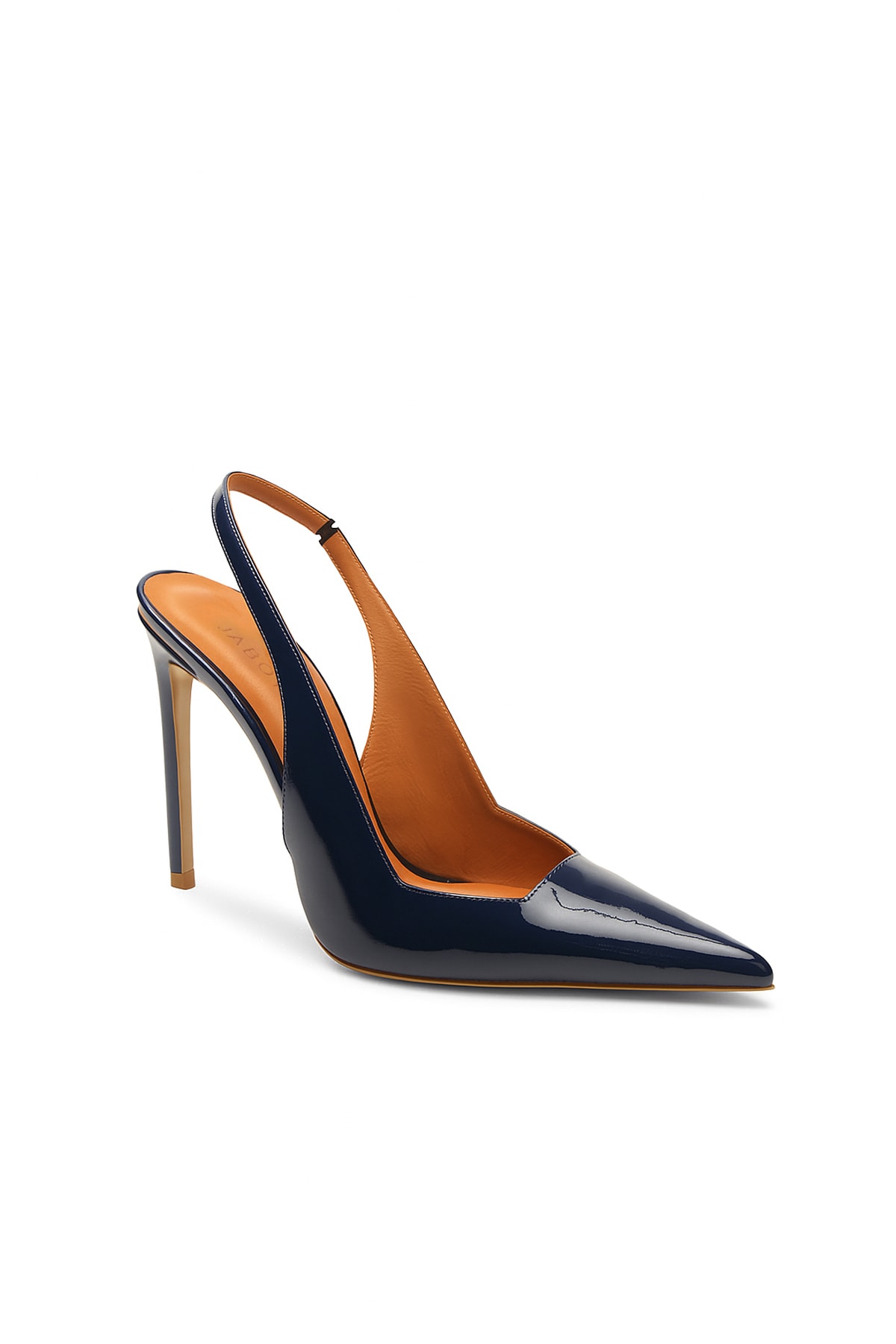 Jabotter Vienna Patent Leather 10 Cm Stiletto - Navy Blue