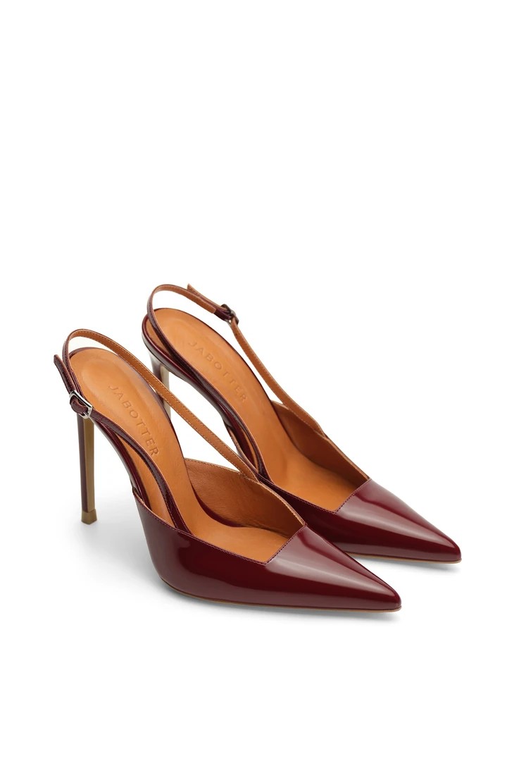 Jabotter Scarlett Rugan 10 Cm Stiletto - Cherry Red