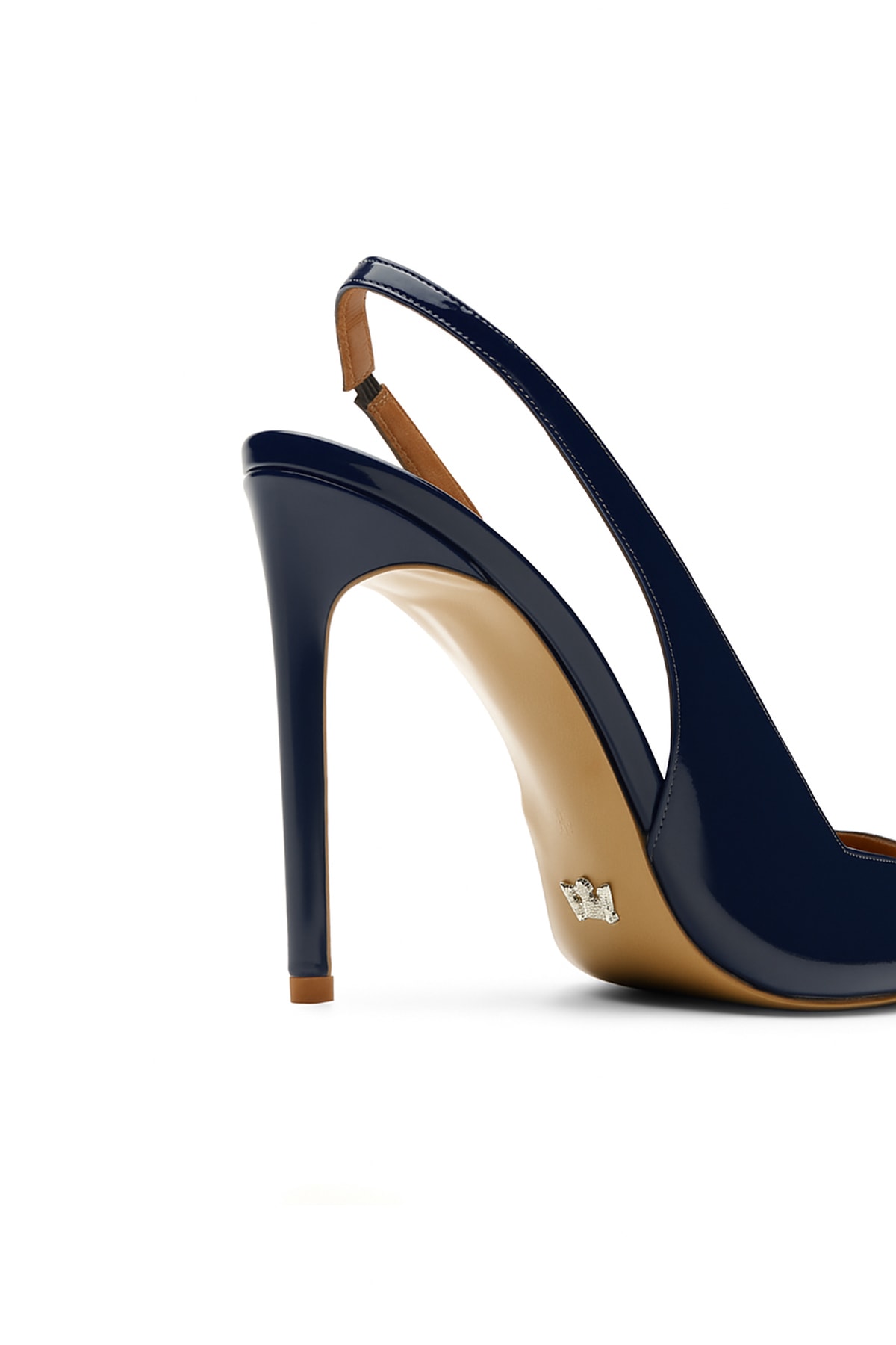 Jabotter Vienna Patent Leather 10 Cm Stiletto - Navy Blue