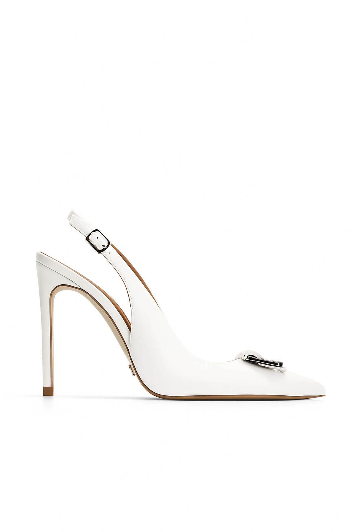 Jabotter Bellagio Leather 10 Cm Stiletto - White