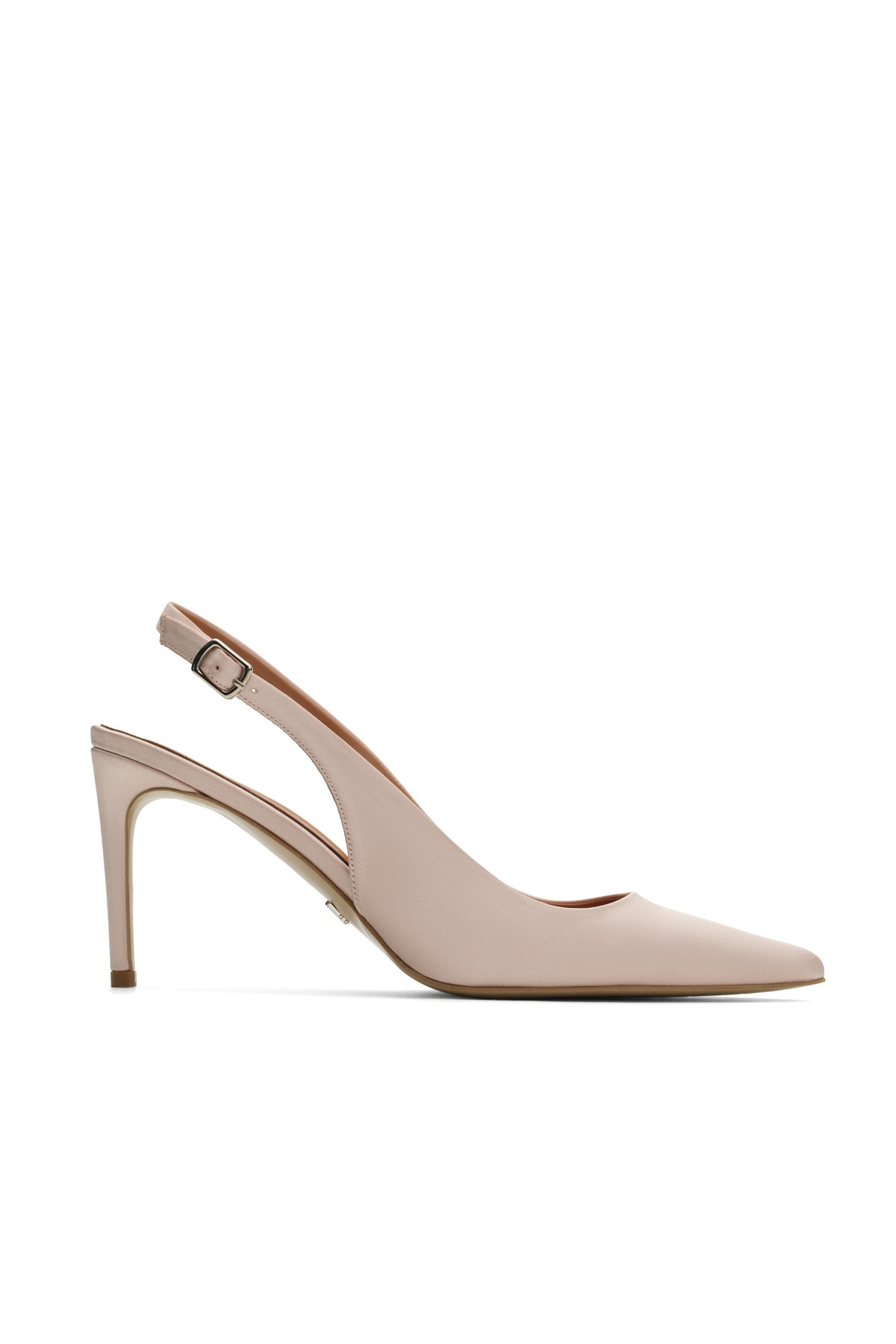 Jabotter Palermo Satin 8 Cm Stiletto - Powder