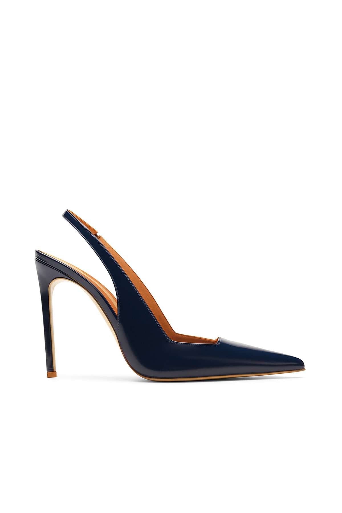Jabotter Vienna Patent Leather 10 Cm Stiletto - Navy Blue