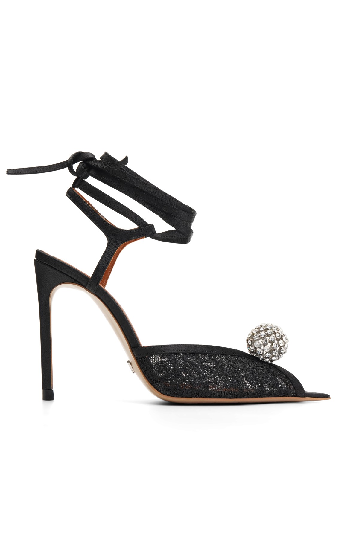 Jabotter Celestina Saten & Dantel 10 Cm Stiletto