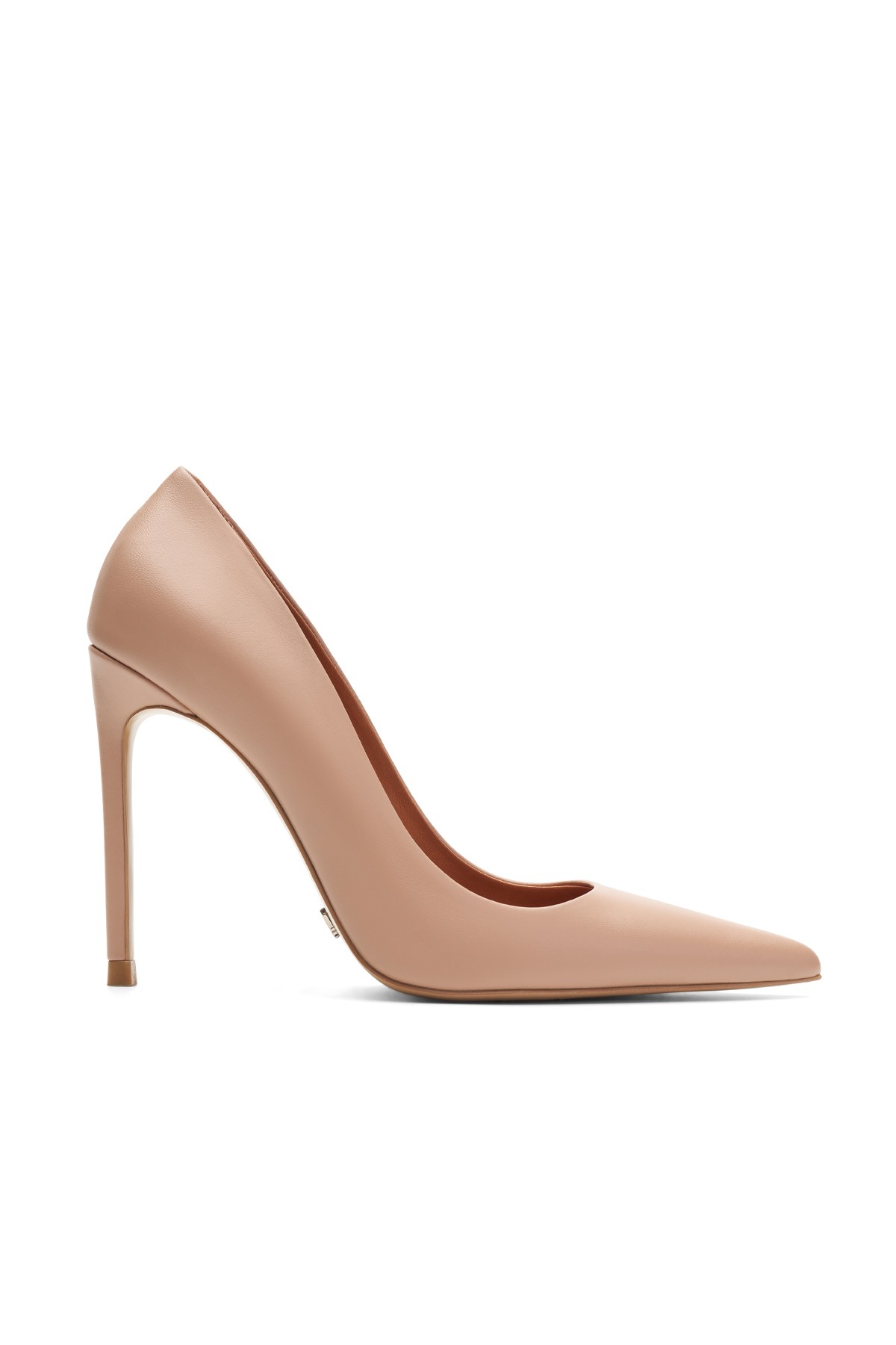 Jabotter Monaco Deri 10 Cm Stiletto - Karamel