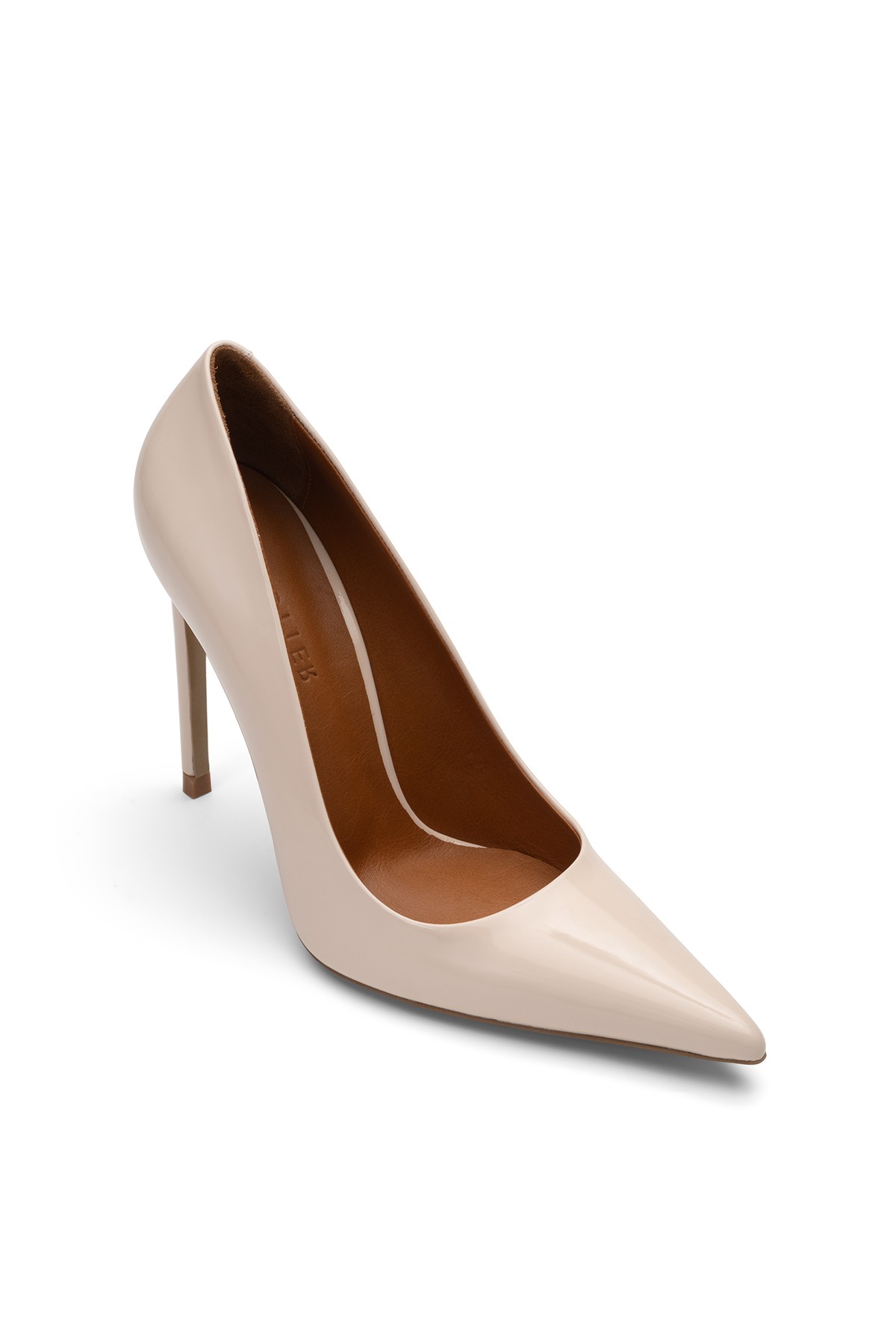 Jabotter Monaco Patent Leather 10 Cm Stiletto - Şampanya