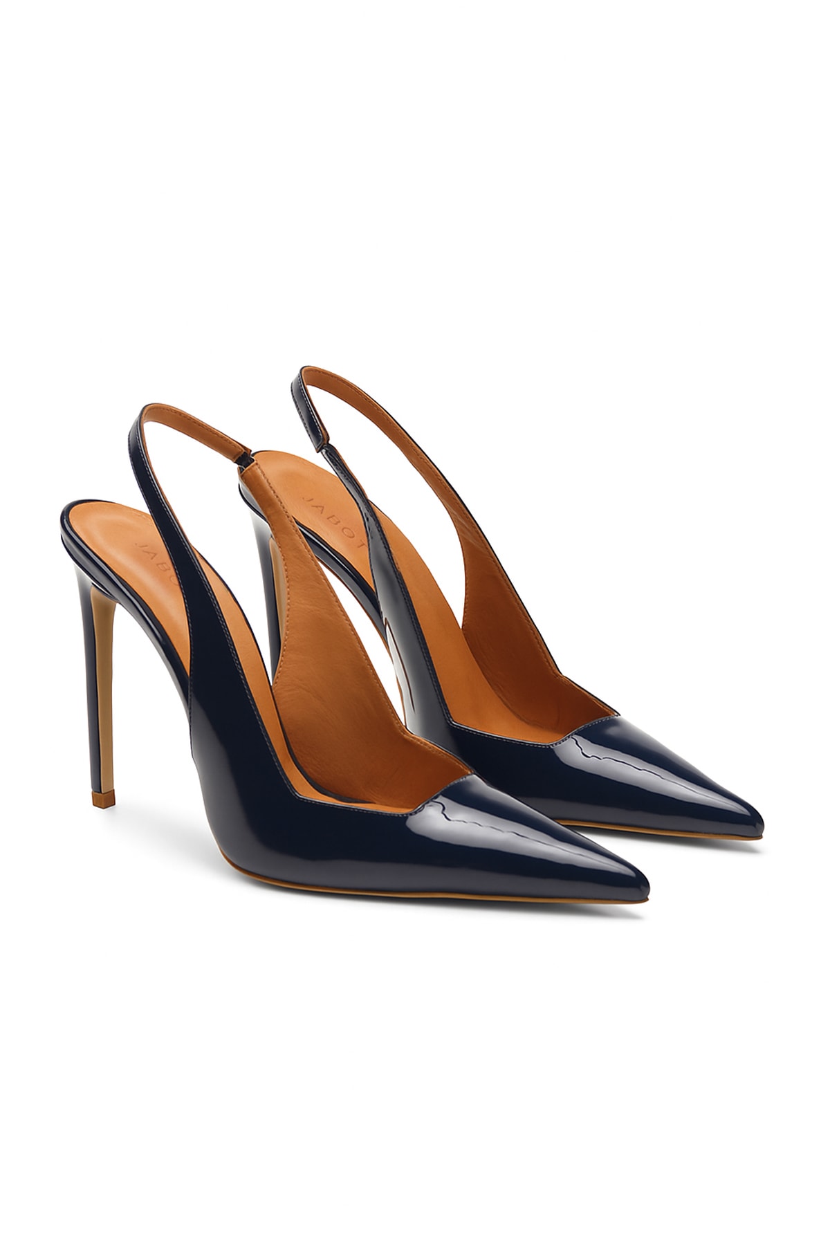 Jabotter Vienna Patent Leather 10 Cm Stiletto - Navy Blue