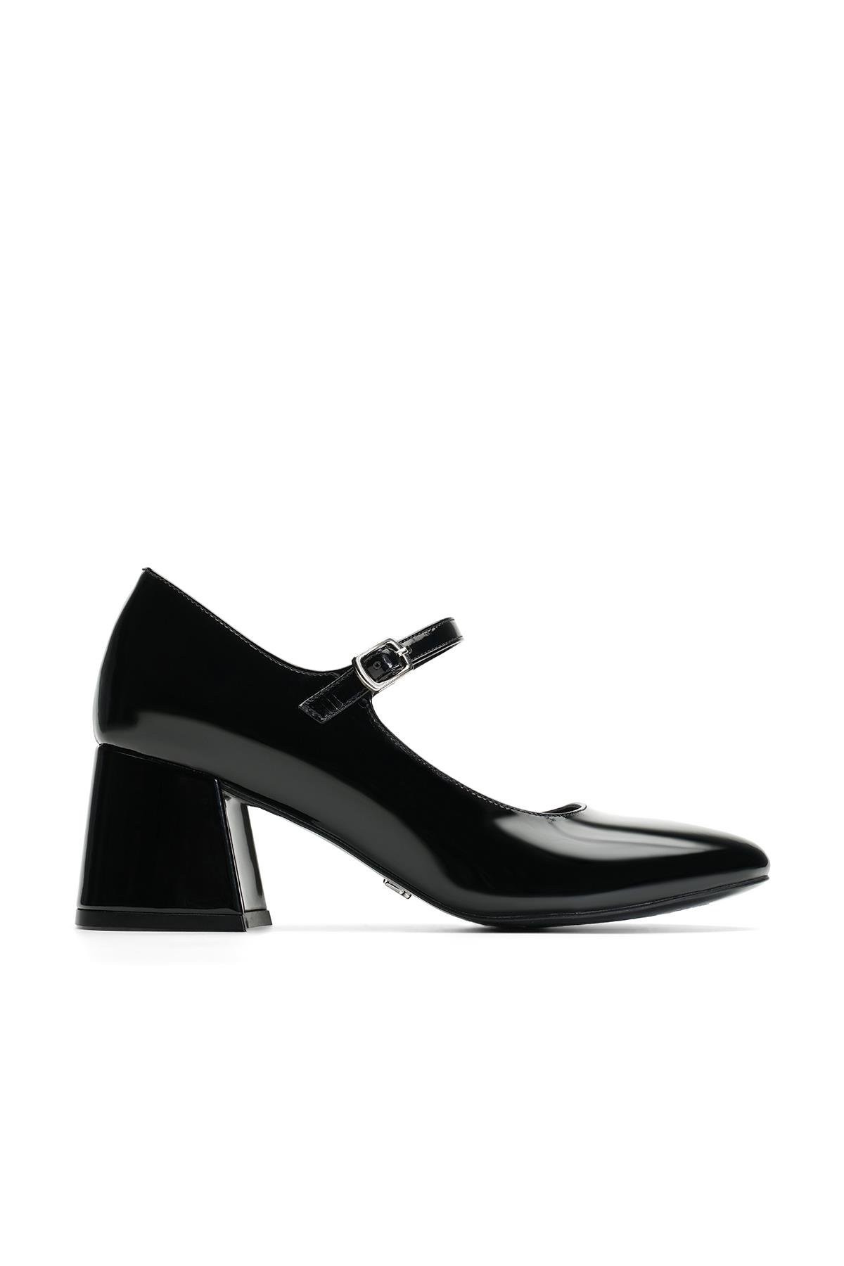 Jabotter Claudia Black Patent Leather 6 Cm Heeled Shoes