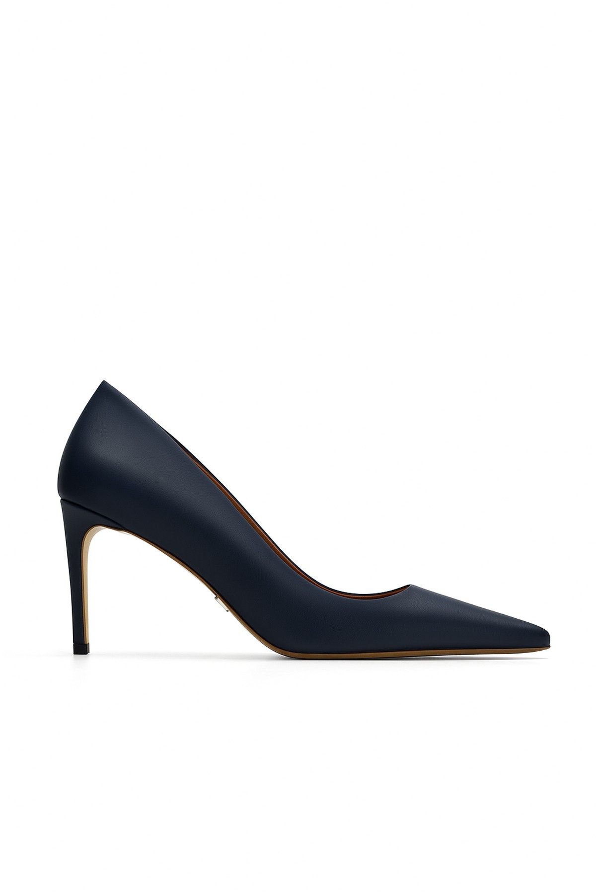 Jabotter Naples Leather 8 Cm Stiletto - Navy Blue