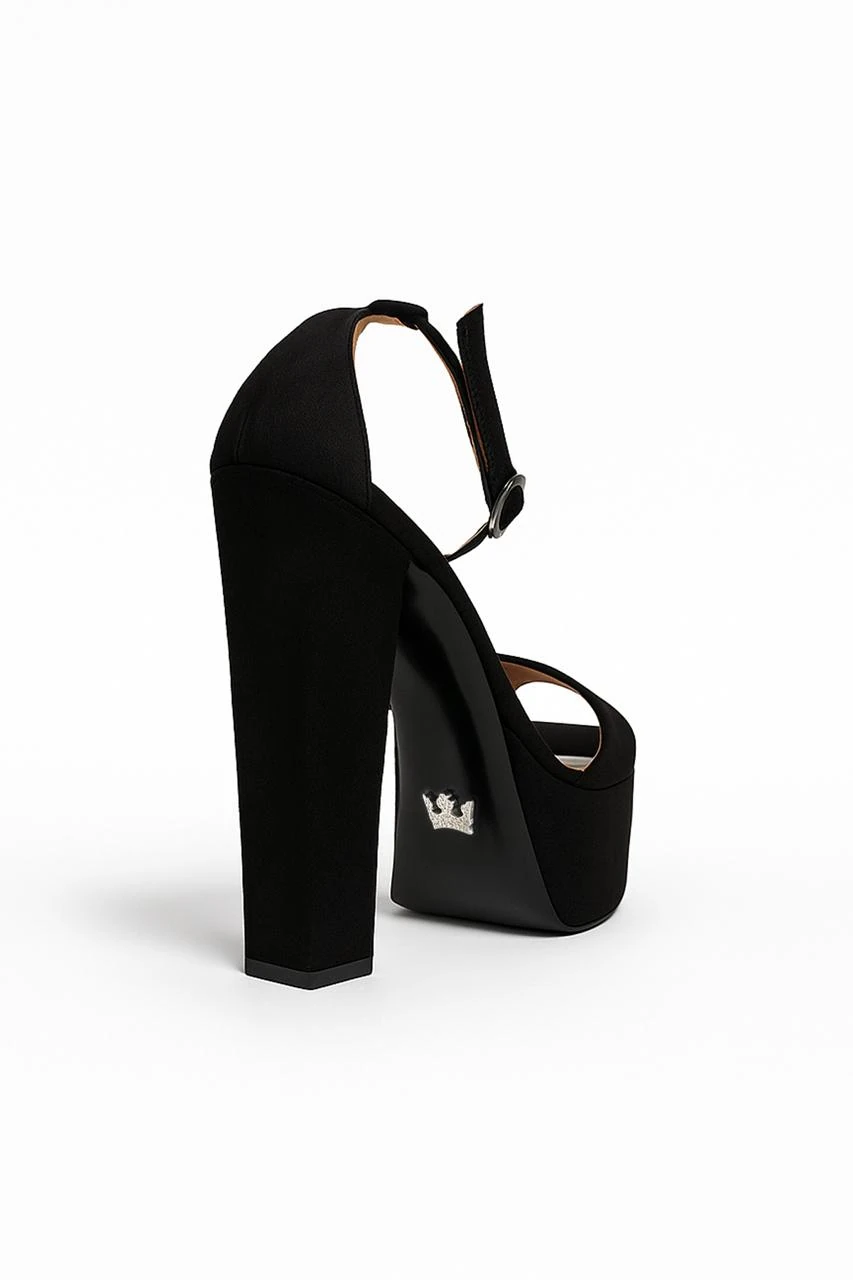 Marilyn Saten Platform Topuklu Ayakkabı