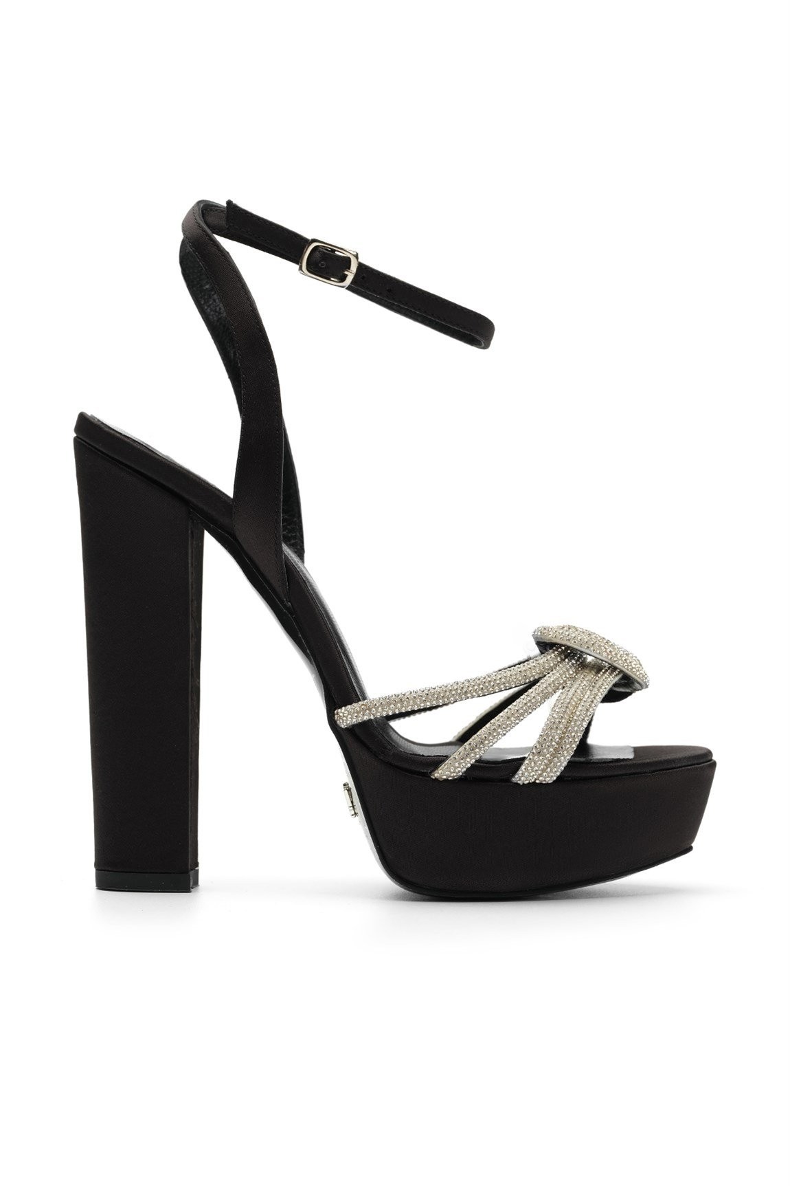 Jabotter Wiel Satin Platform Heeled Shoes