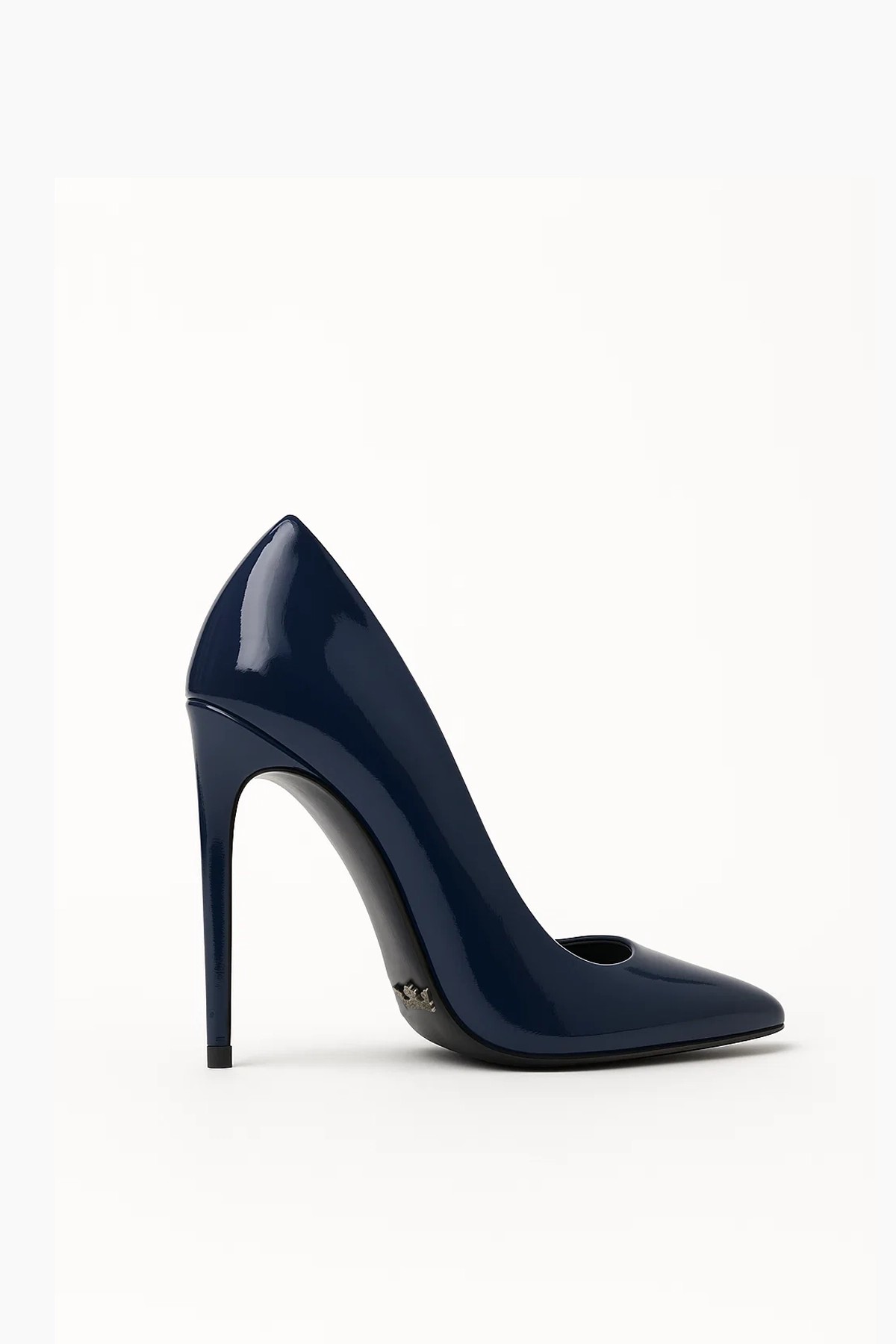 Jabotter Monaco Patent Leather 10 Cm Stiletto - Navy Blue