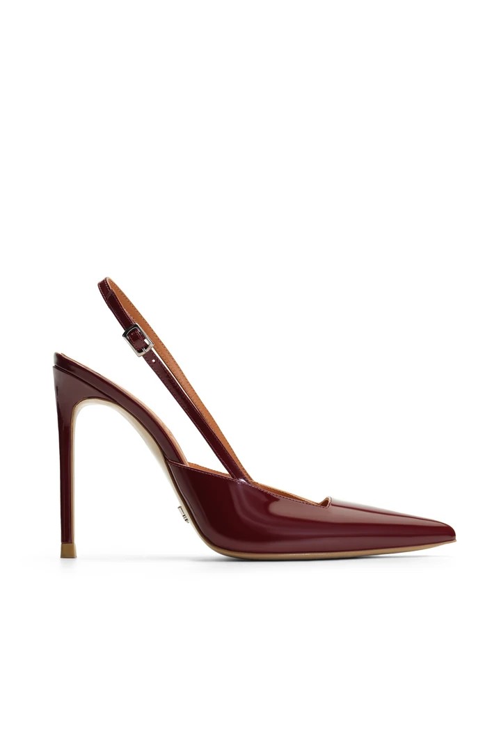 Jabotter Scarlett Rugan 10 Cm Stiletto - Cherry Red