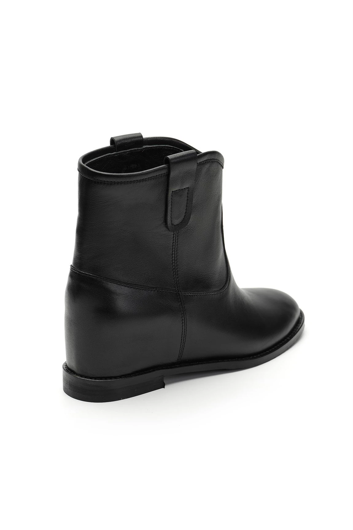 Jabotter My Maran Deri Gizli Topuklu Bot - Siyah