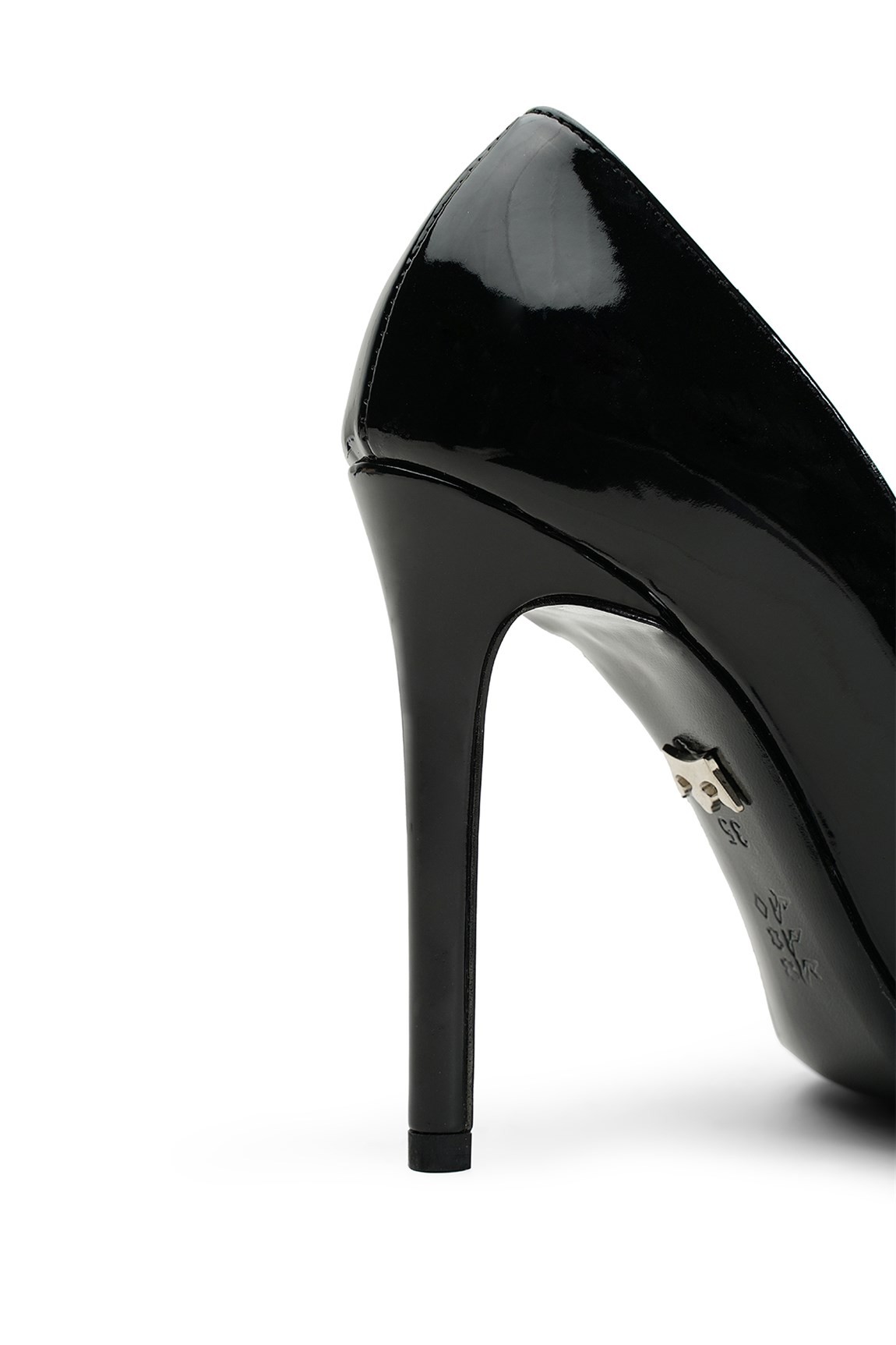 Jabotter Hemera Siyah Rugan 10 Cm Stiletto