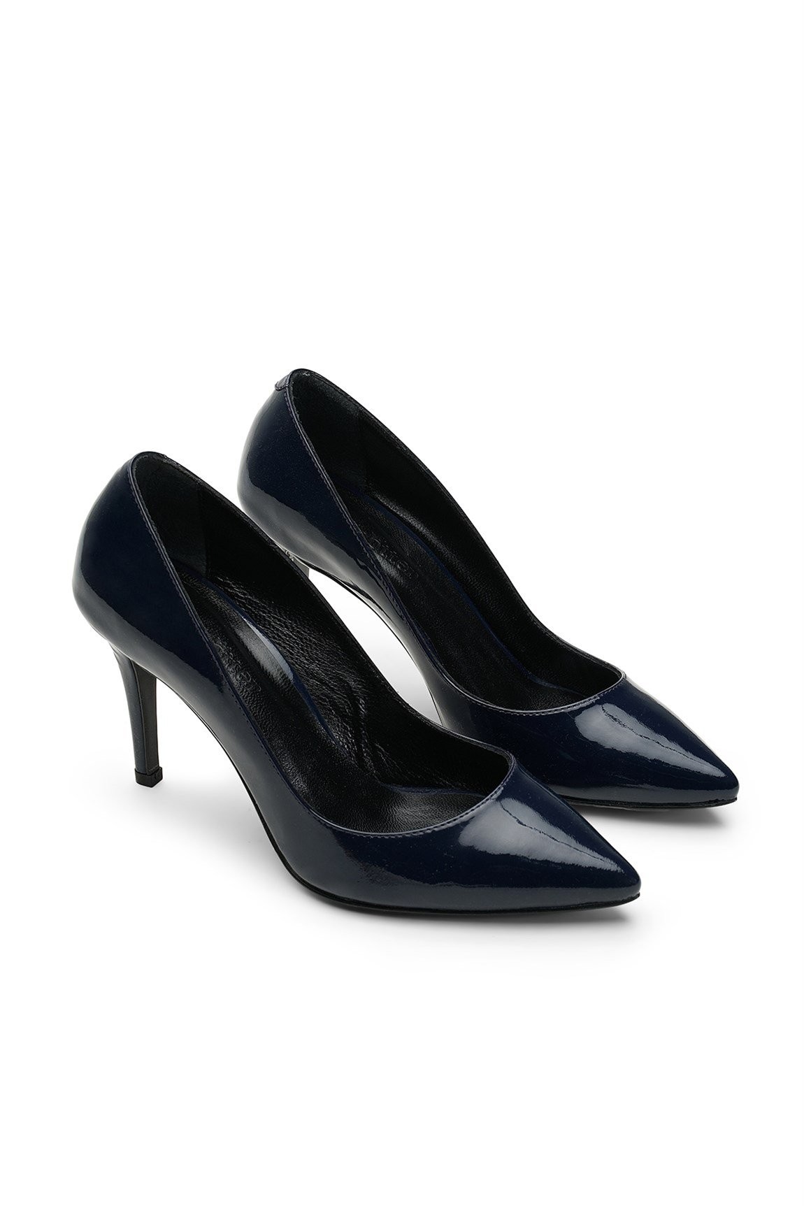 Jabotter Joker Navy Blue Patent Leather 8cm Stiletto