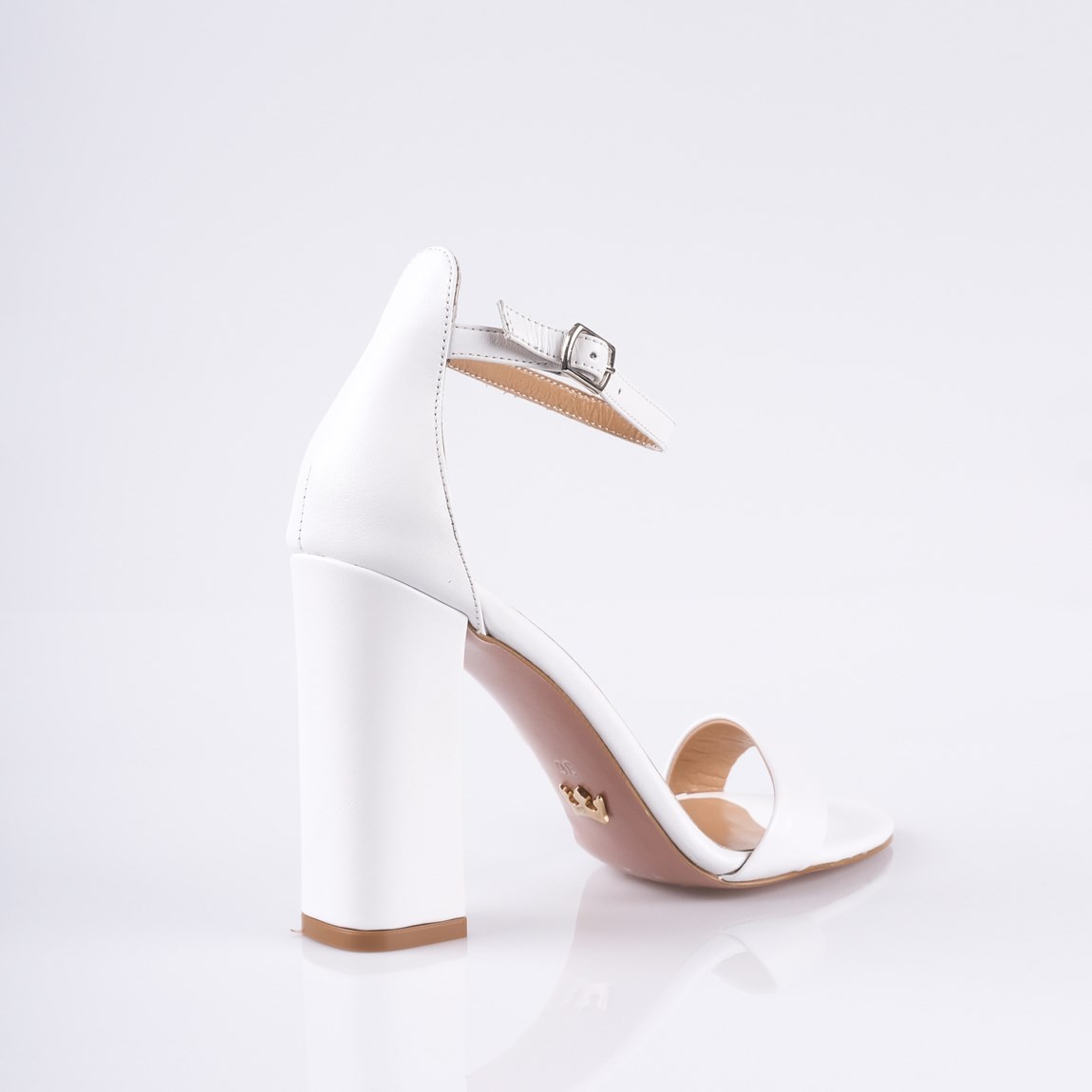 Jabotter Flora Plus Beyaz Deri Platform Topuklu Ayakkabı